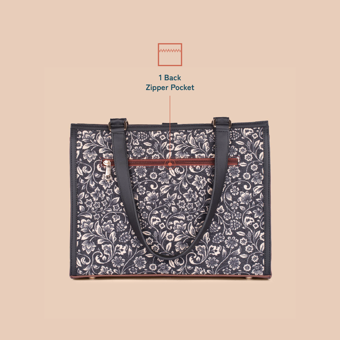 ZIP-Rhea Kapoor Office Bag - FloMotif
