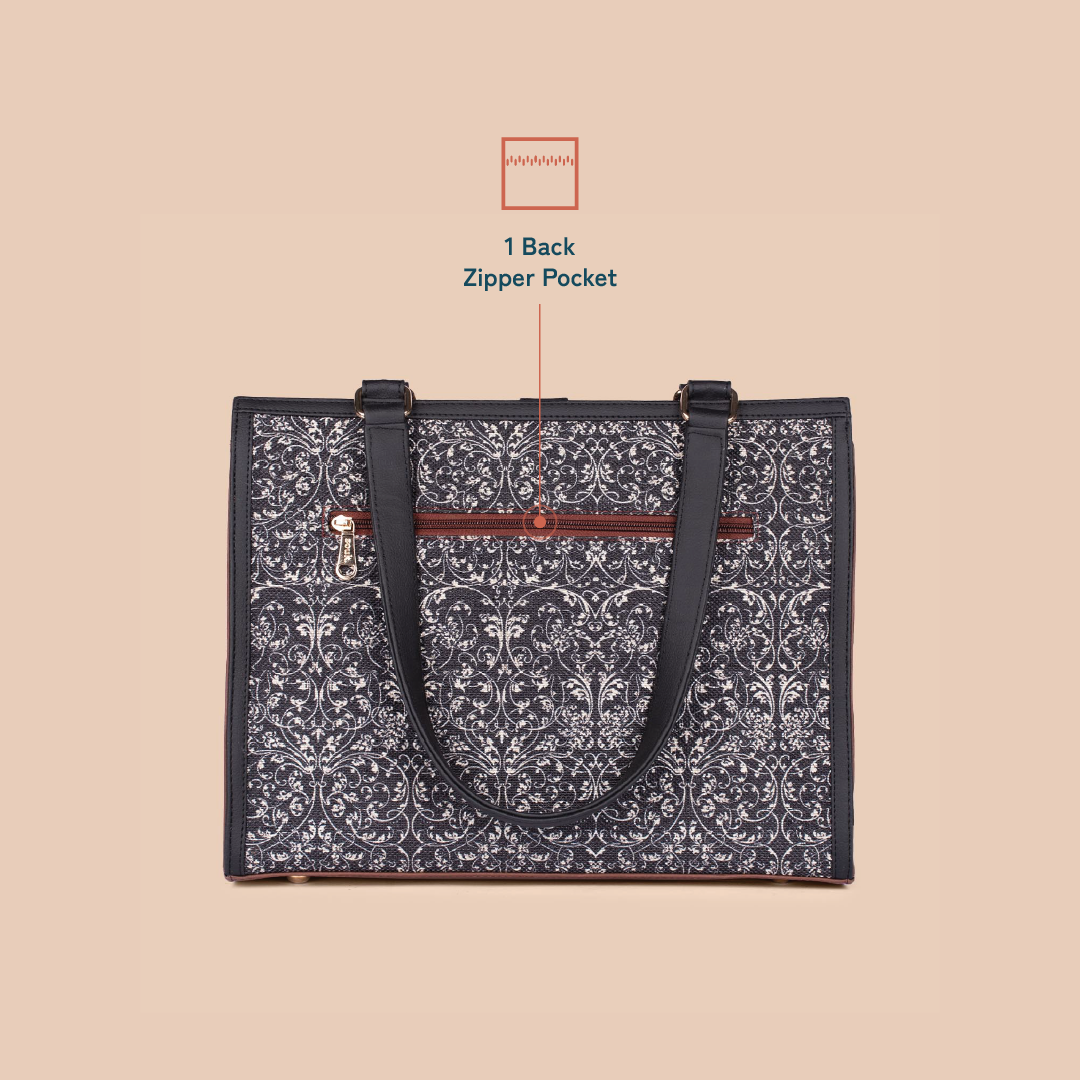 Rhea Kapoor Office Bag - Lattice Lace