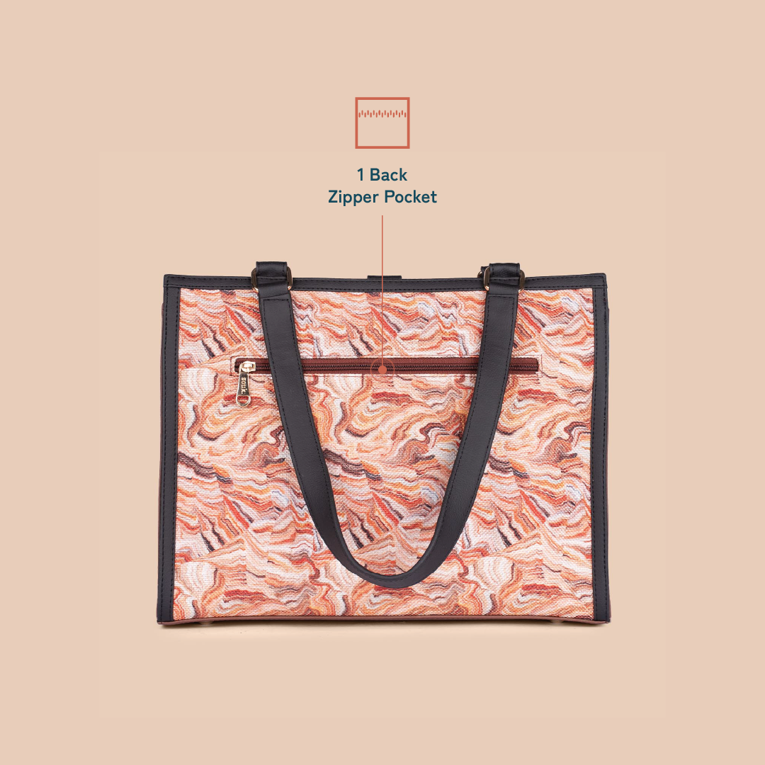 Rhea Kapoor Office Bag - Nicobar Coral