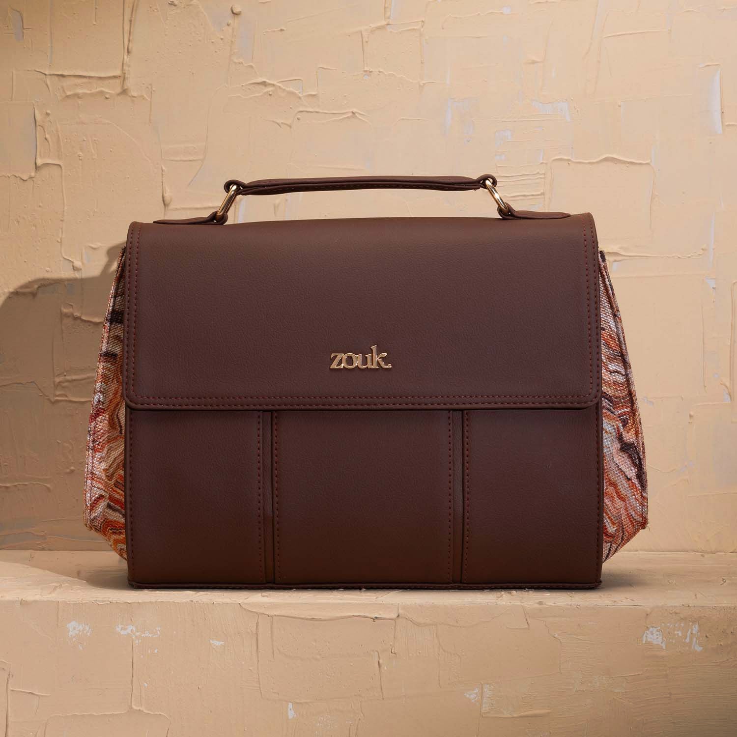 Rhea Kapoor Satchel Bag - Nicobar Coral