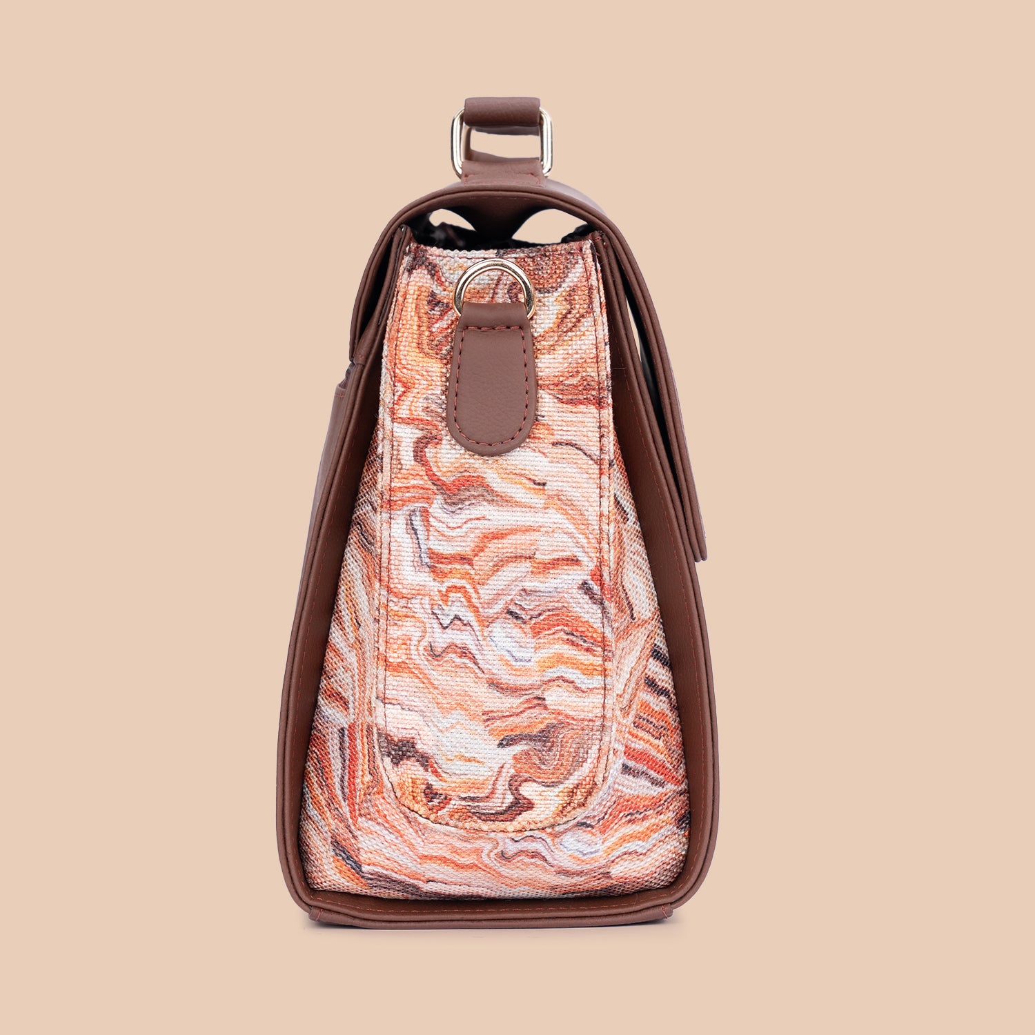 Rhea Kapoor Satchel Bag - Nicobar Coral