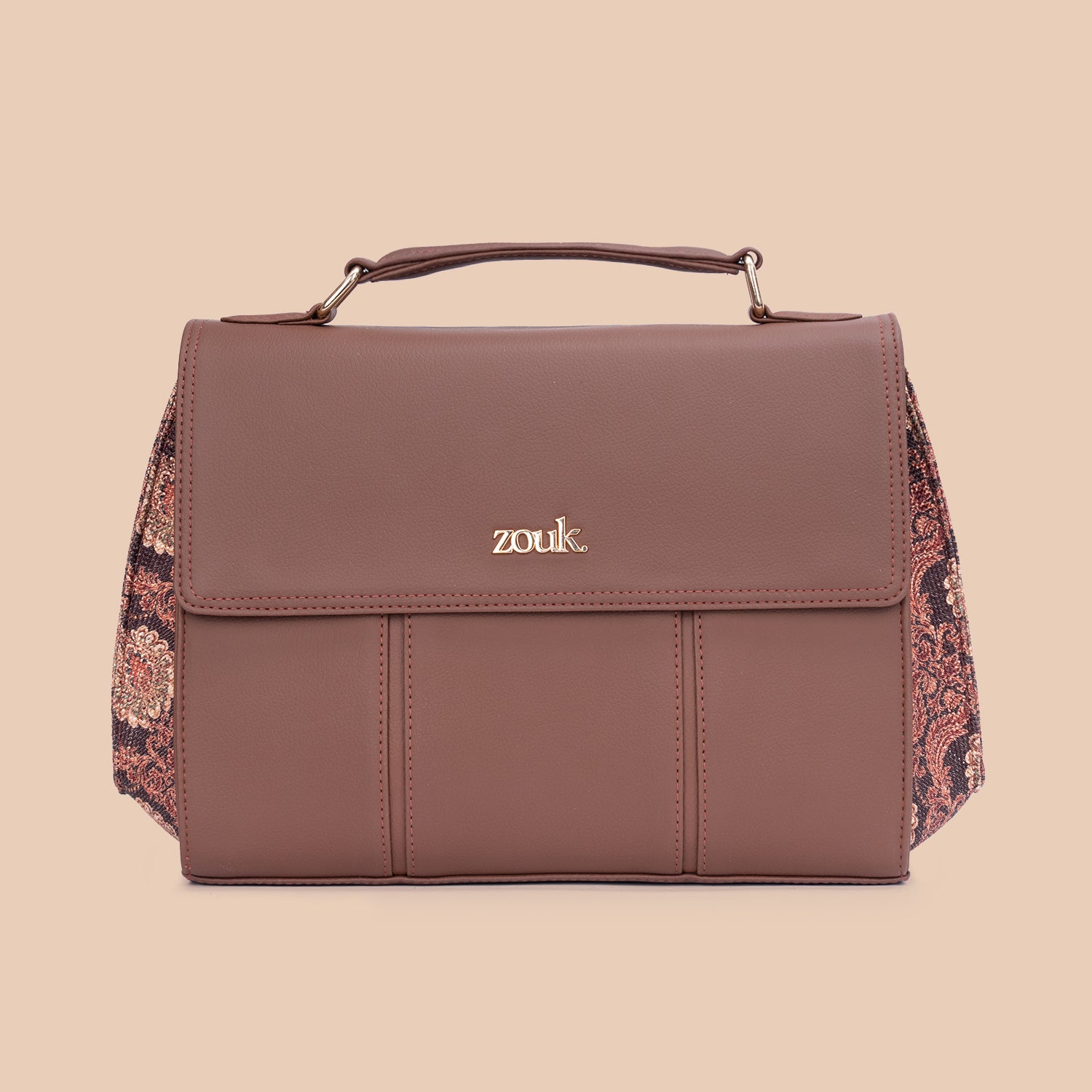 Rhea Kapoor Satchel Bag - Jodhpur Damask