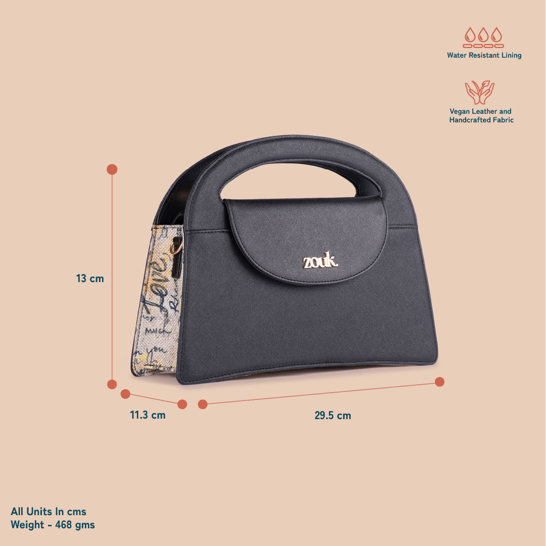 ZIP-Rhea Kapoor Sling Bag - With Love, Rhea