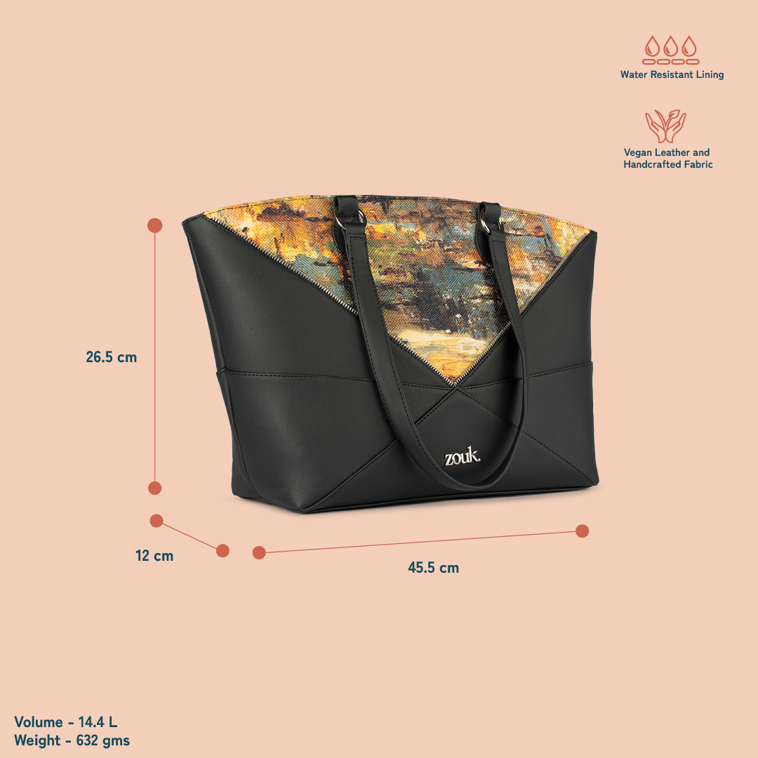 ZIP-Rhea Kapoor Tote Bag - Bombay Tapestry