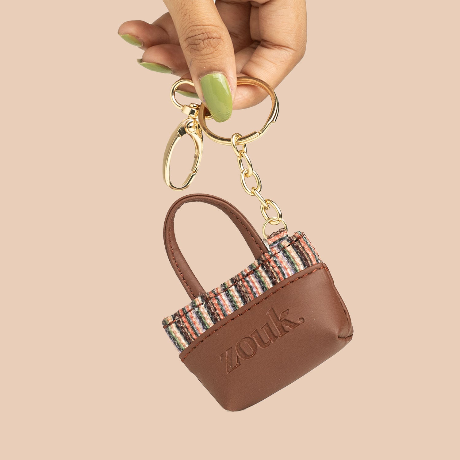 Rohtang Stripes Power Potli Keychain