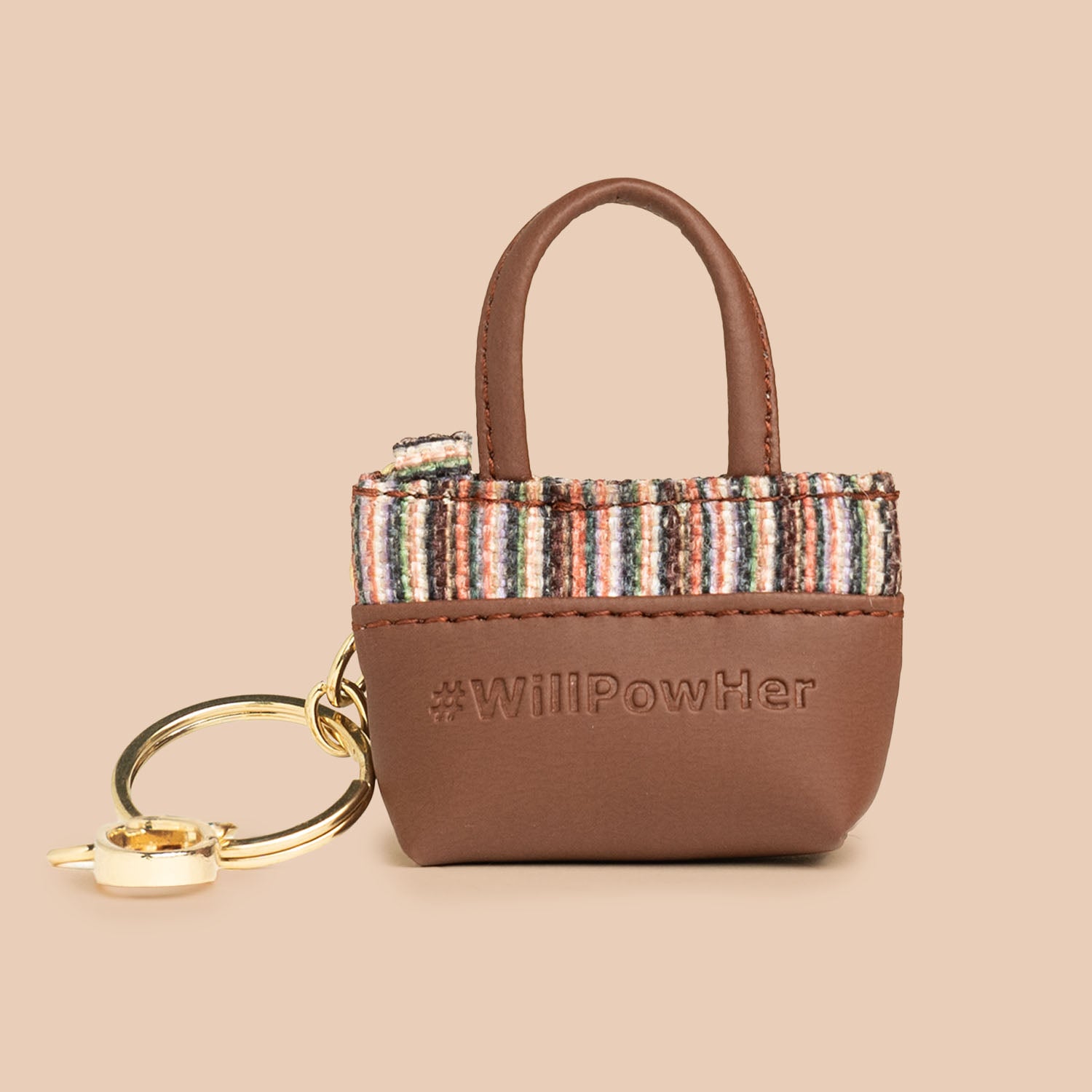 Rohtang Stripes Power Potli Keychain