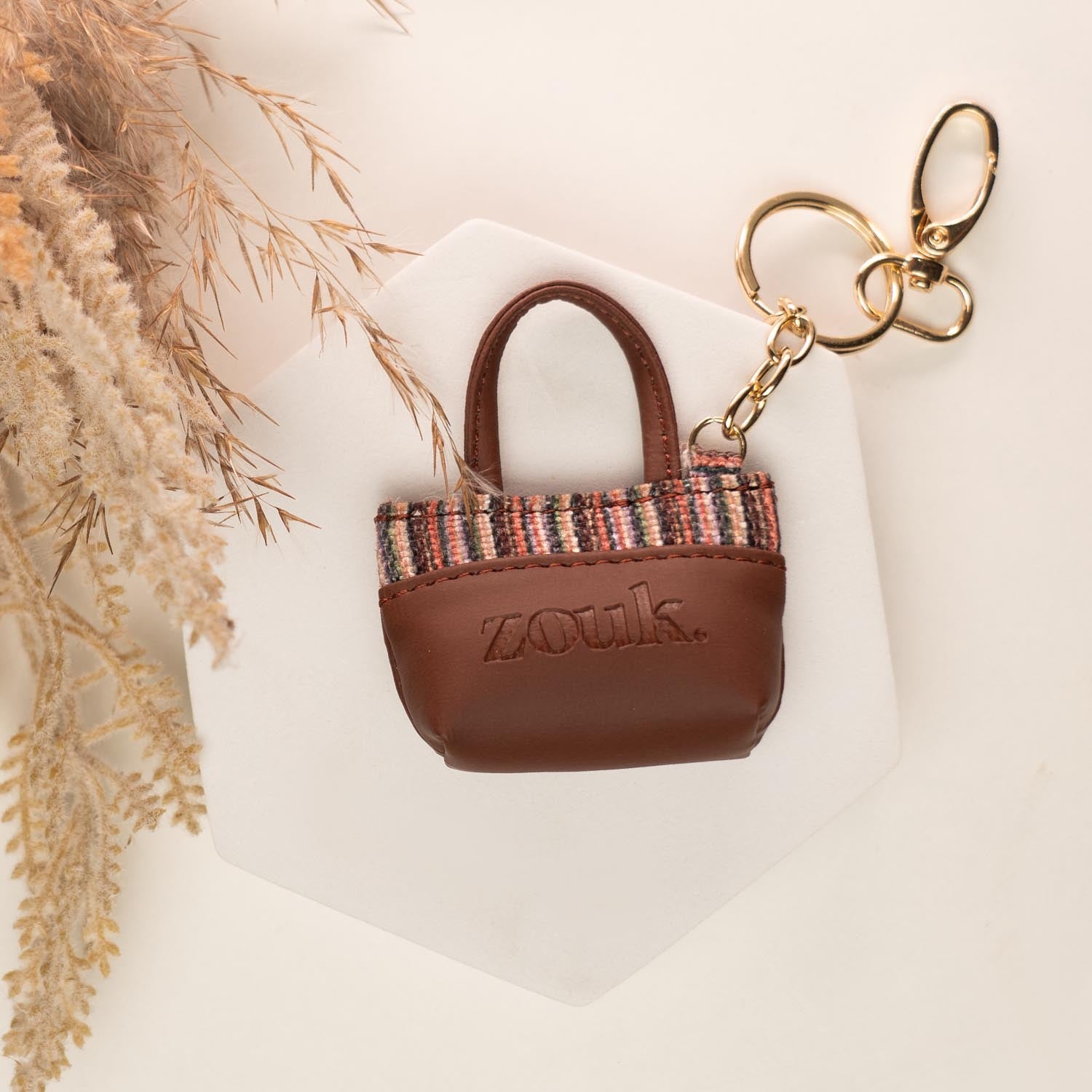 Rohtang Stripes Power Potli Keychain