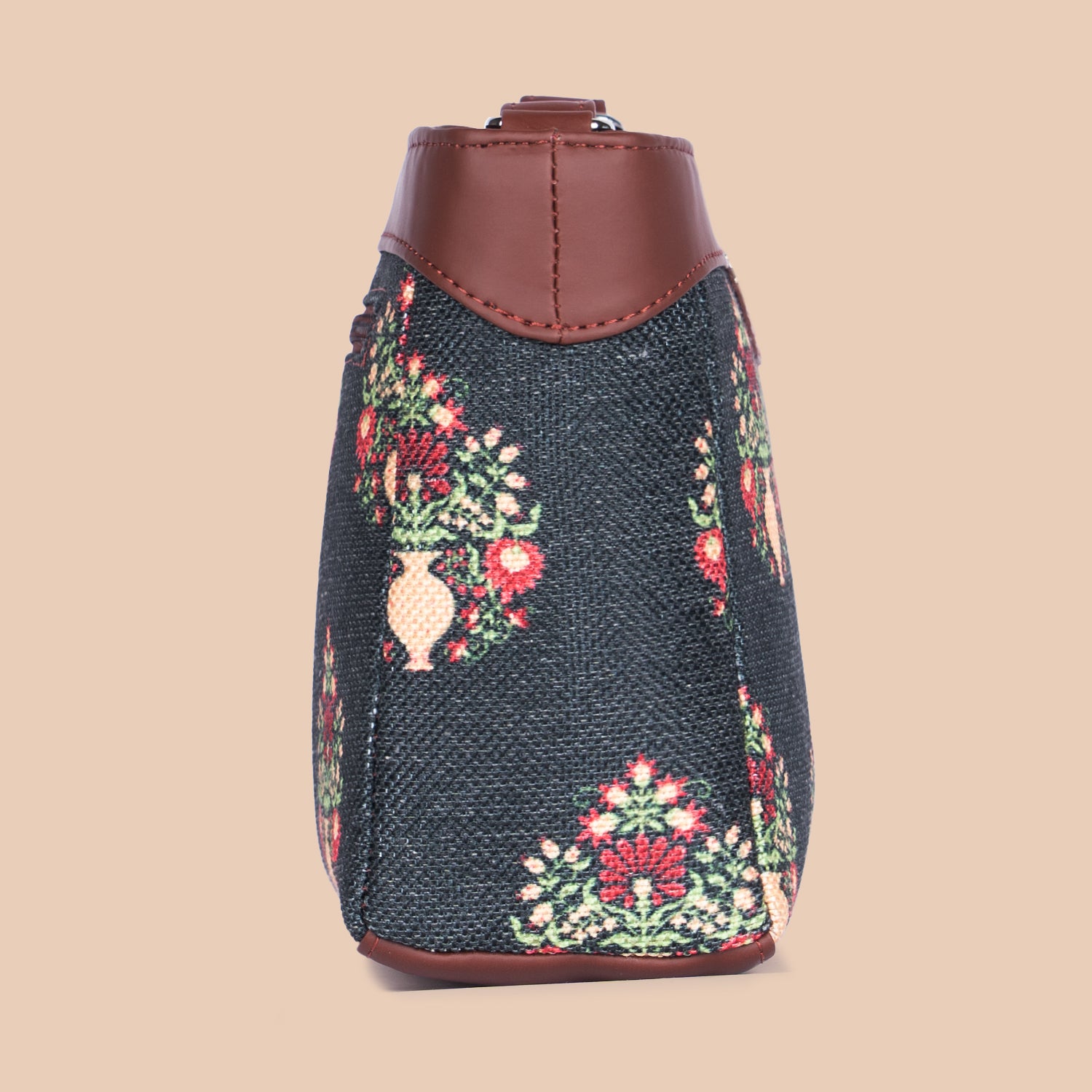 Royal Green Mogra Print Harmony Sling Bag