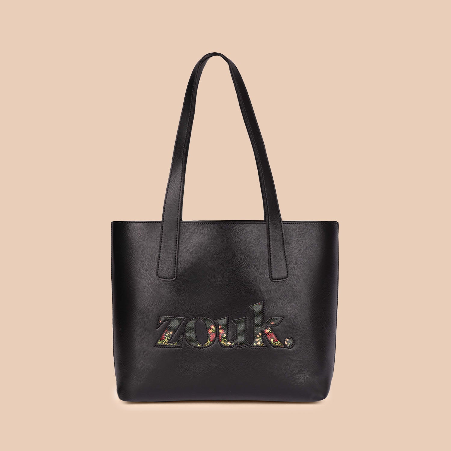 Royal Green Mogra Print Signature Tote