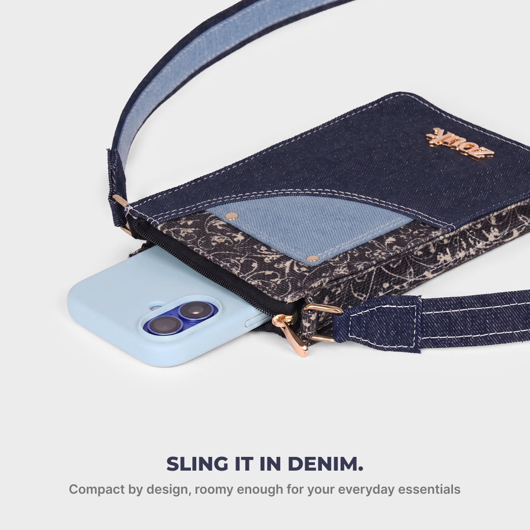 Rumi Phone Sling Lattice Lace