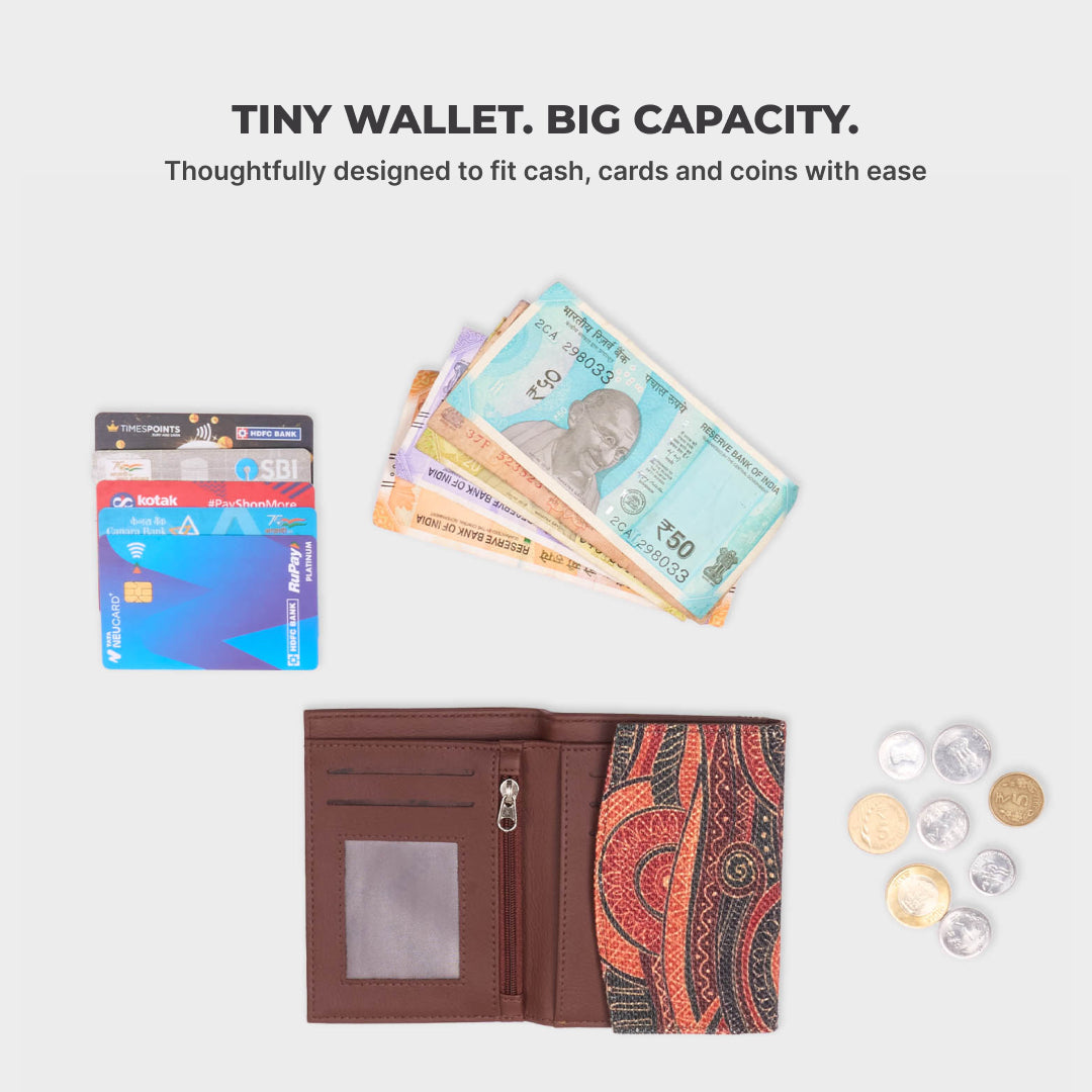 Pithora Artistry Sia Bi-Fold Wallet