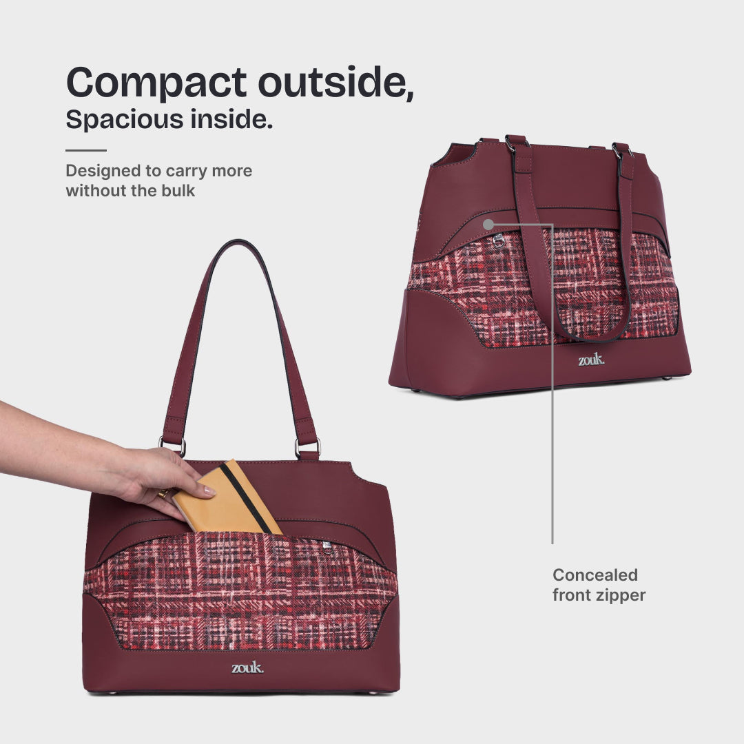 Mizo Crimson Studio Office Bag (Cranberry)