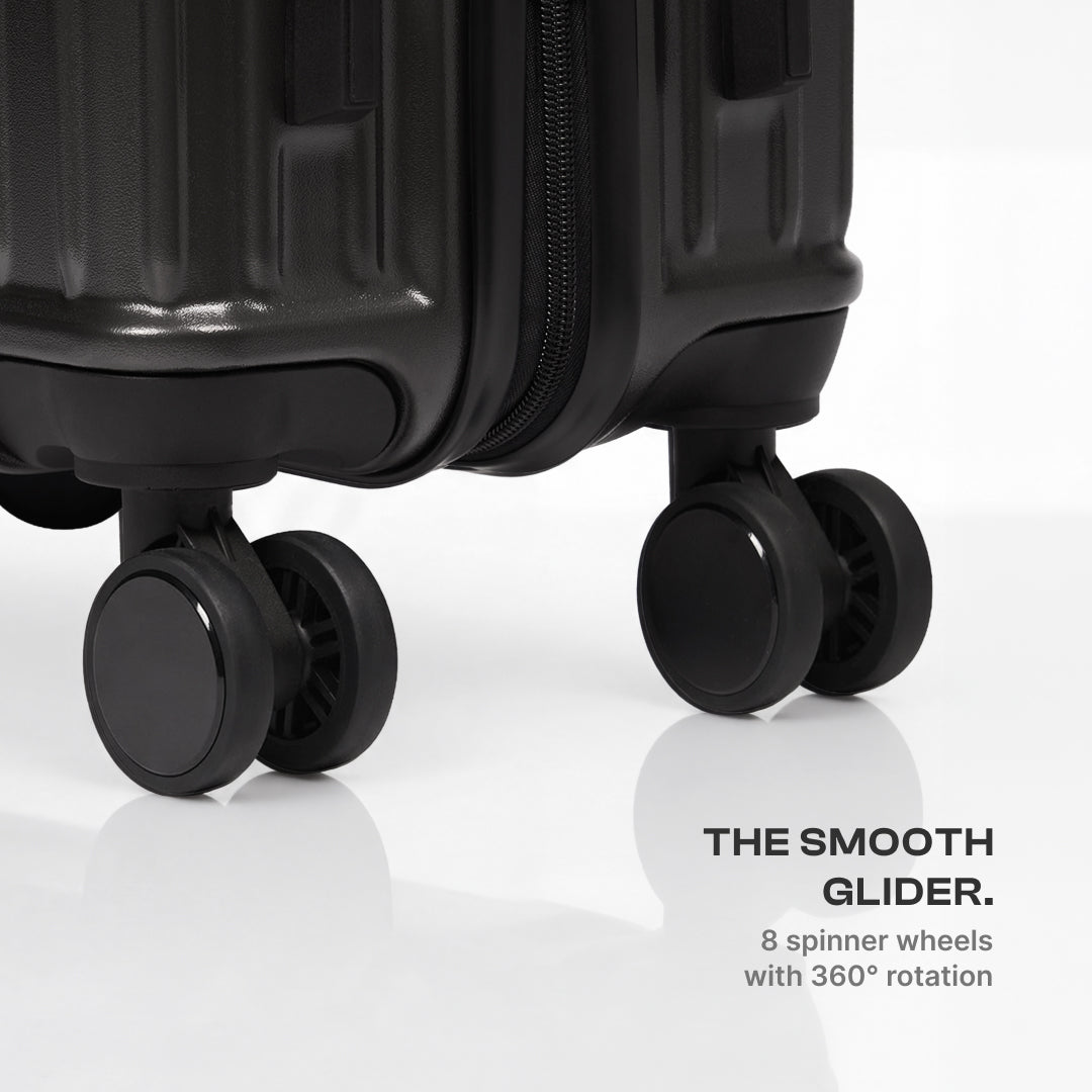 Charcoal Grey Sahana Trolley Bag