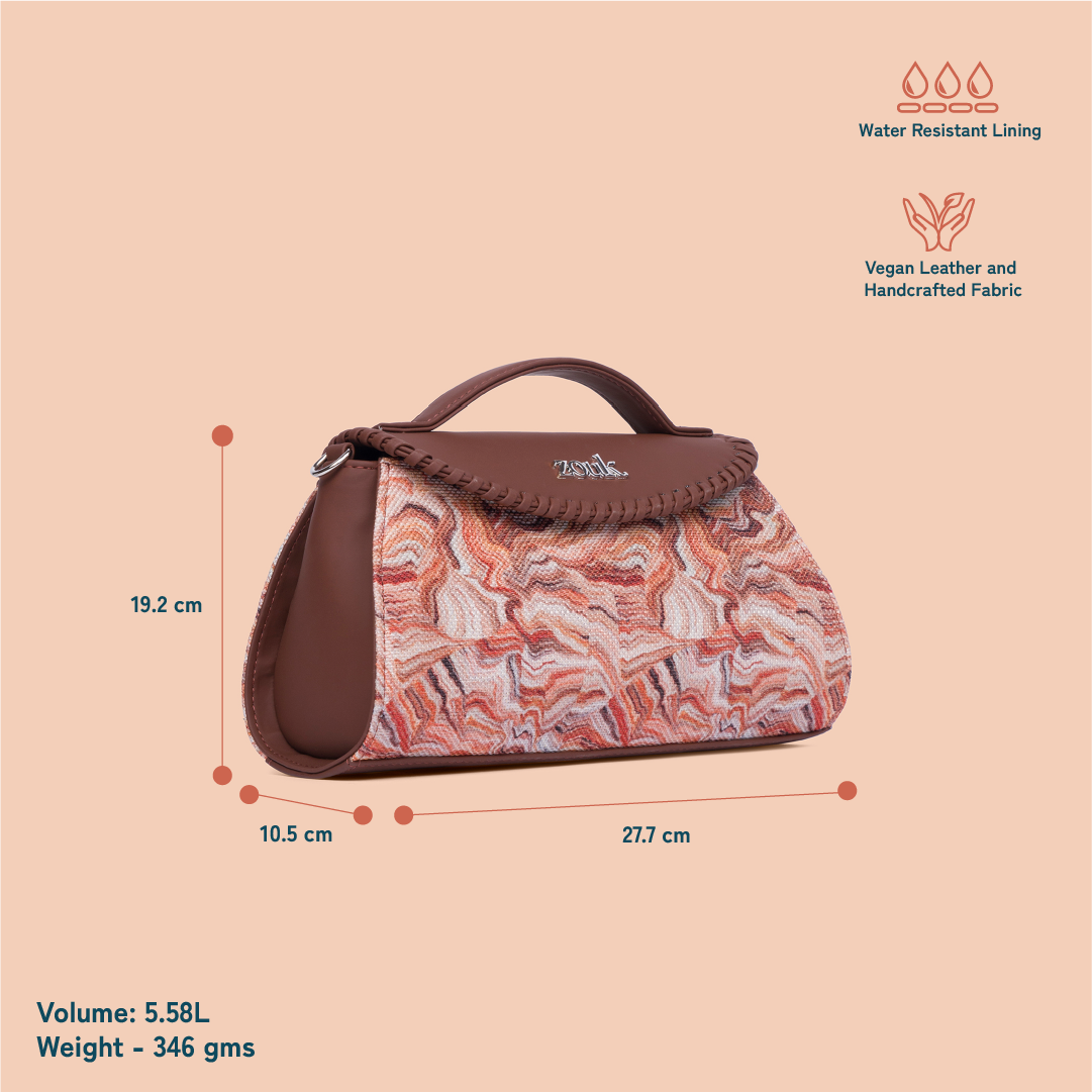 Saisha Sling Bag - Nicobar Coral