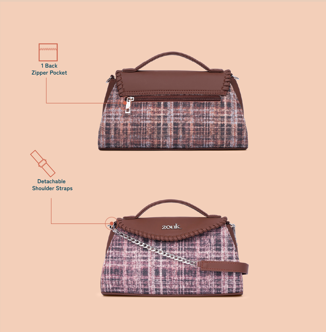 Saisha Sling Bag - Cashmere Noir (Copper)