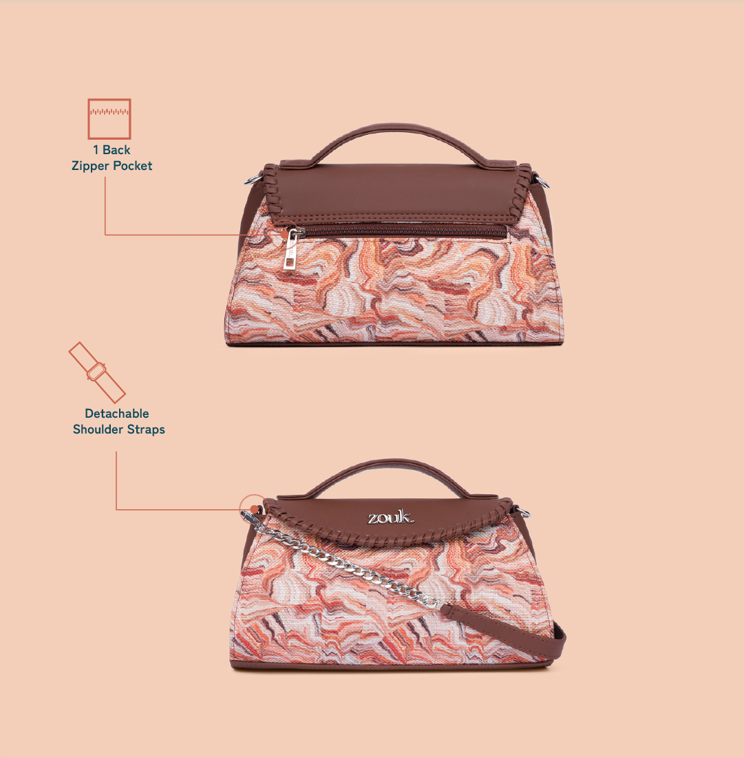 Saisha Sling Bag - Nicobar Coral