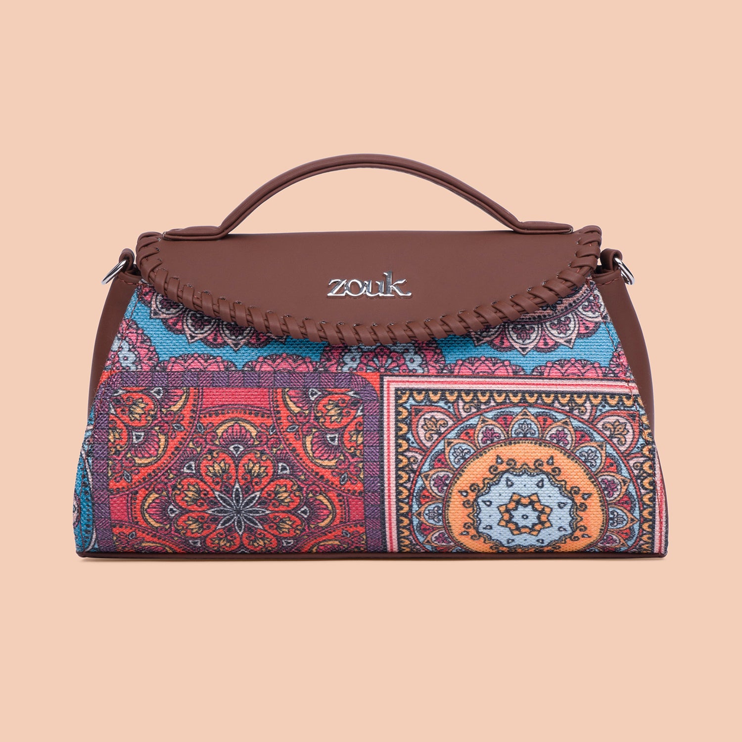 Saisha Sling Bag - Multicolor Mandala Print
