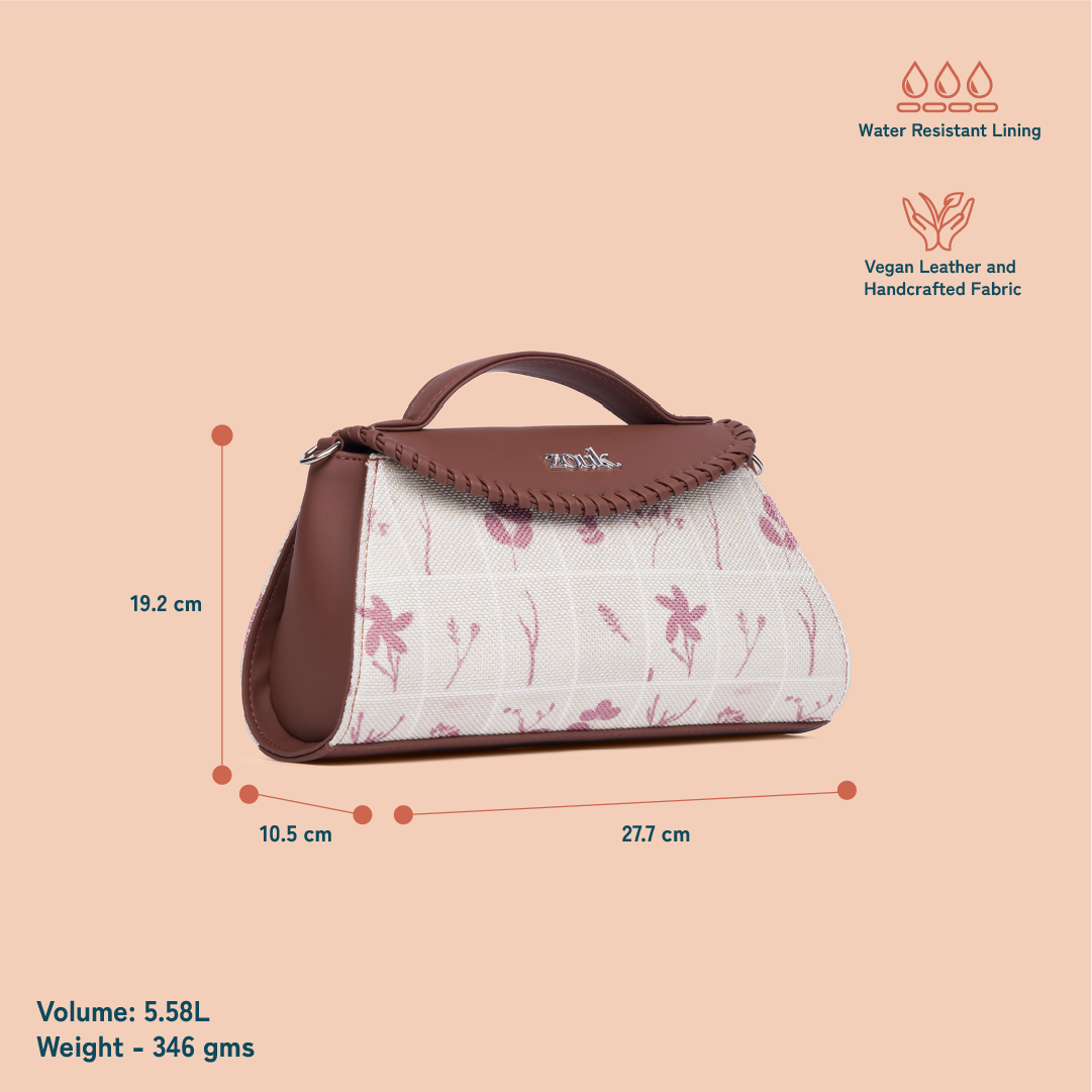 Saisha Sling Bag - Auroville Amethyst