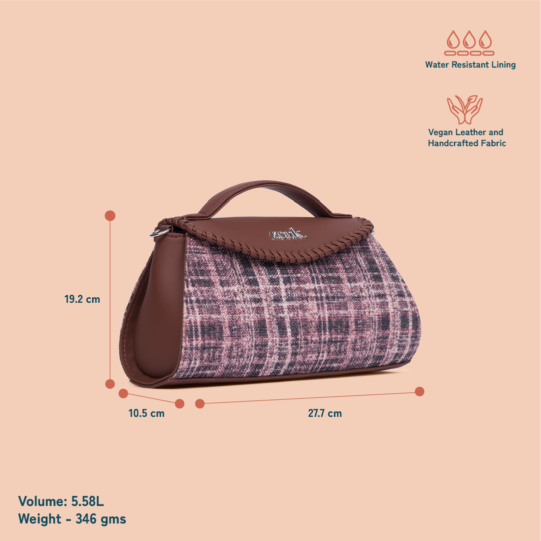 Saisha Sling Bag - Cashmere Noir (Pink)