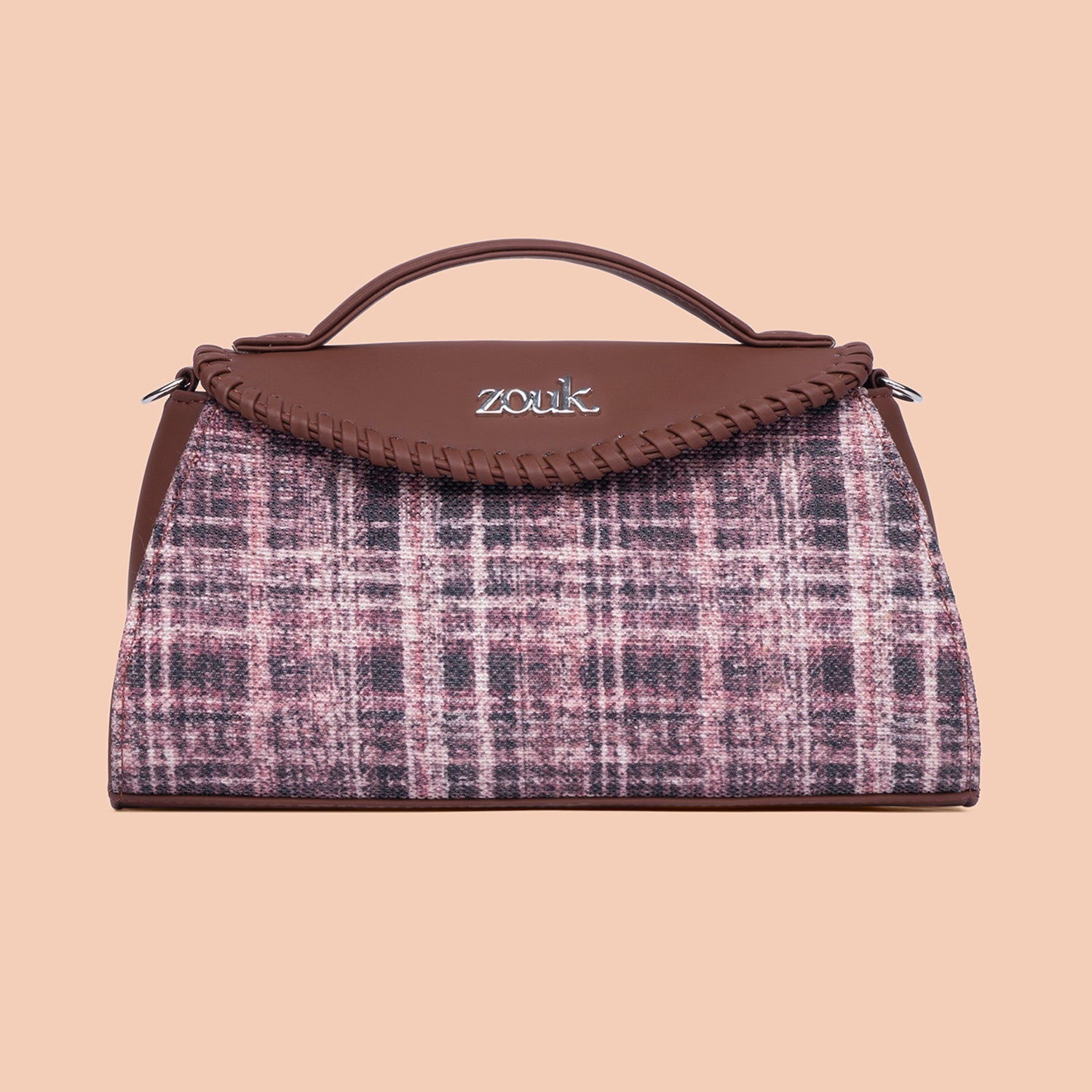ZIP-Saisha Sling Bag - Cashmere Noir (Pink)