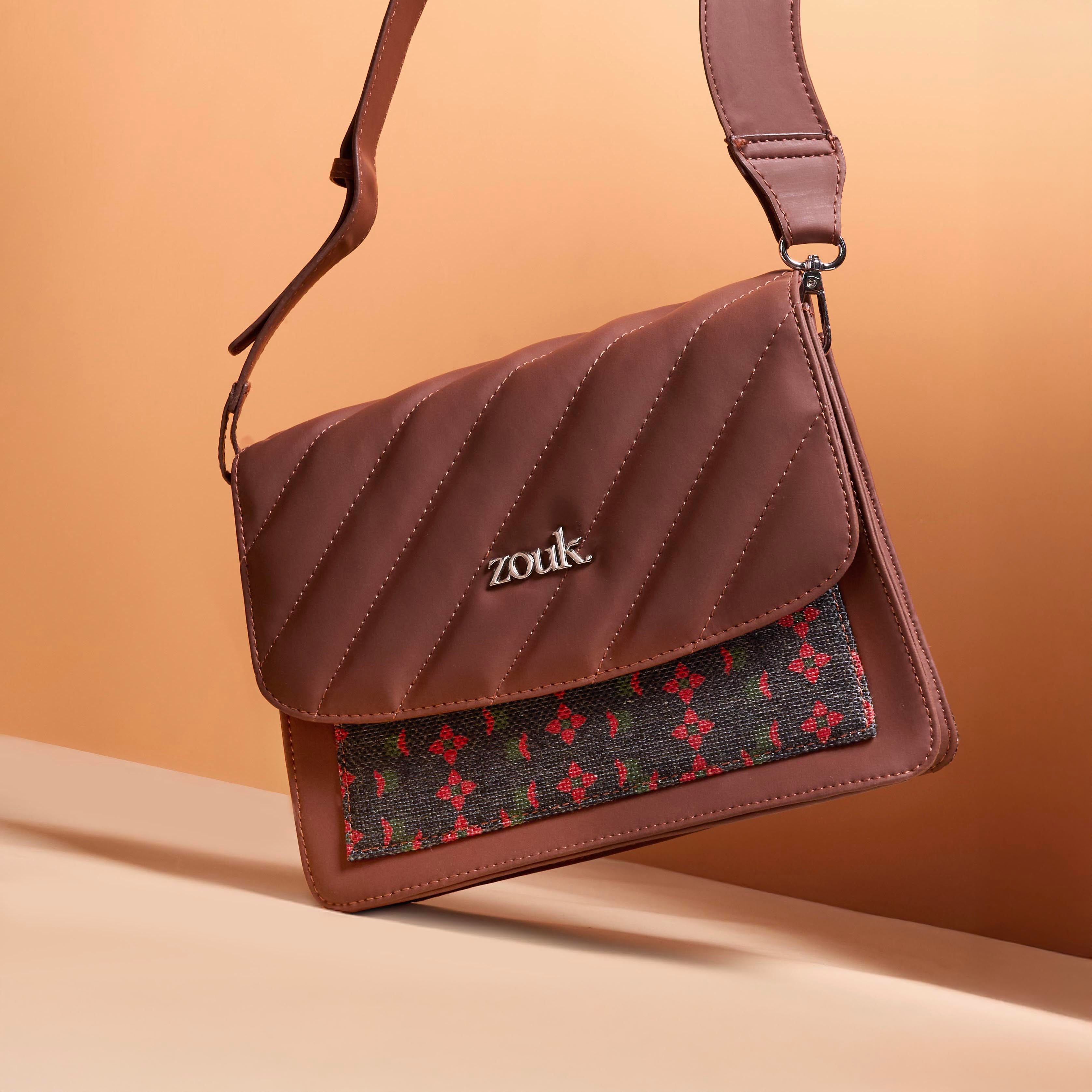 Shobha Niwas Lotus Motif Beyond Basic Sling Bag