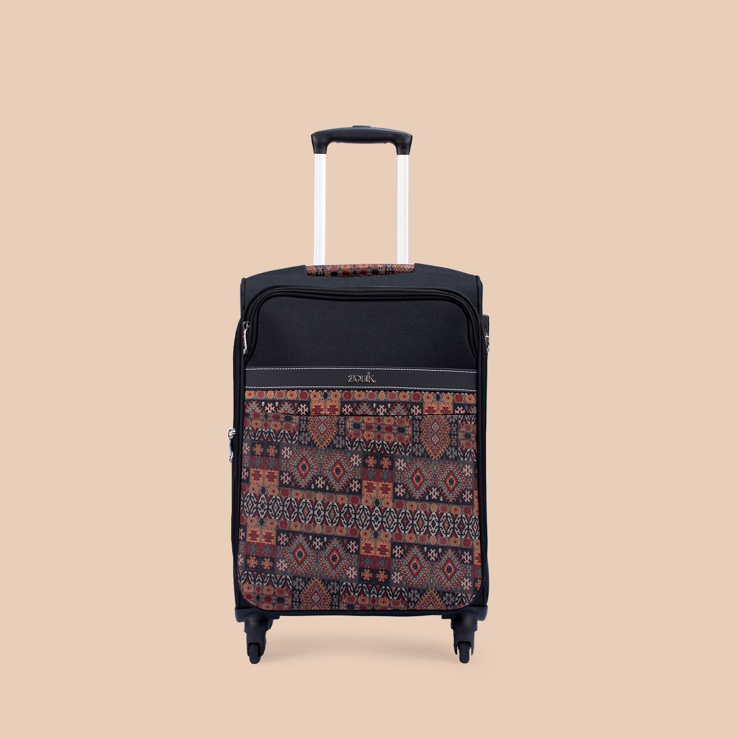 Banaras Elegance Avasa Trolley Bag (Black)