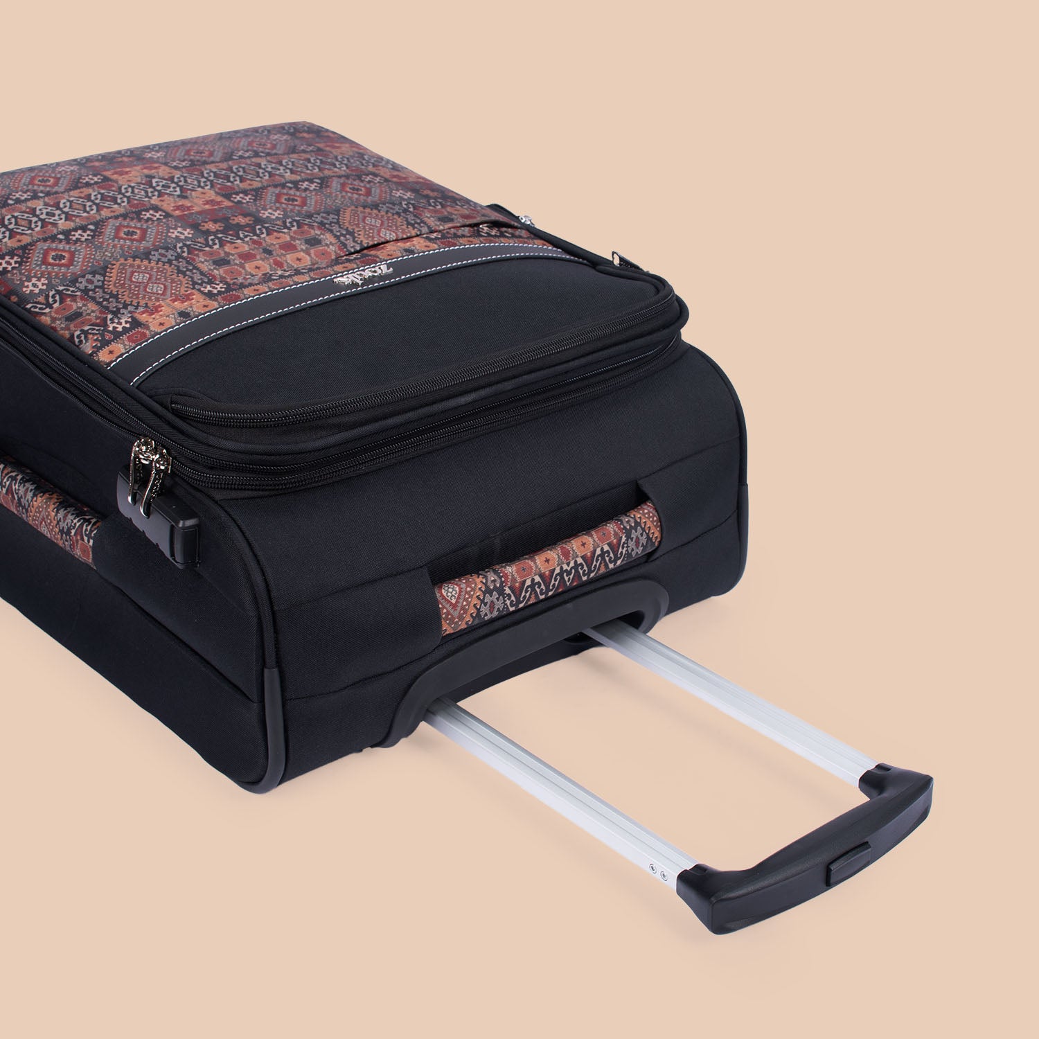 Banaras Elegance Avasa Trolley Bag (Black)