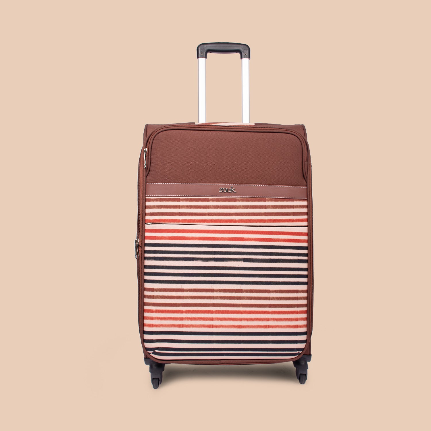 Qutub Stripes Avasa Trolley Bag (Medium)