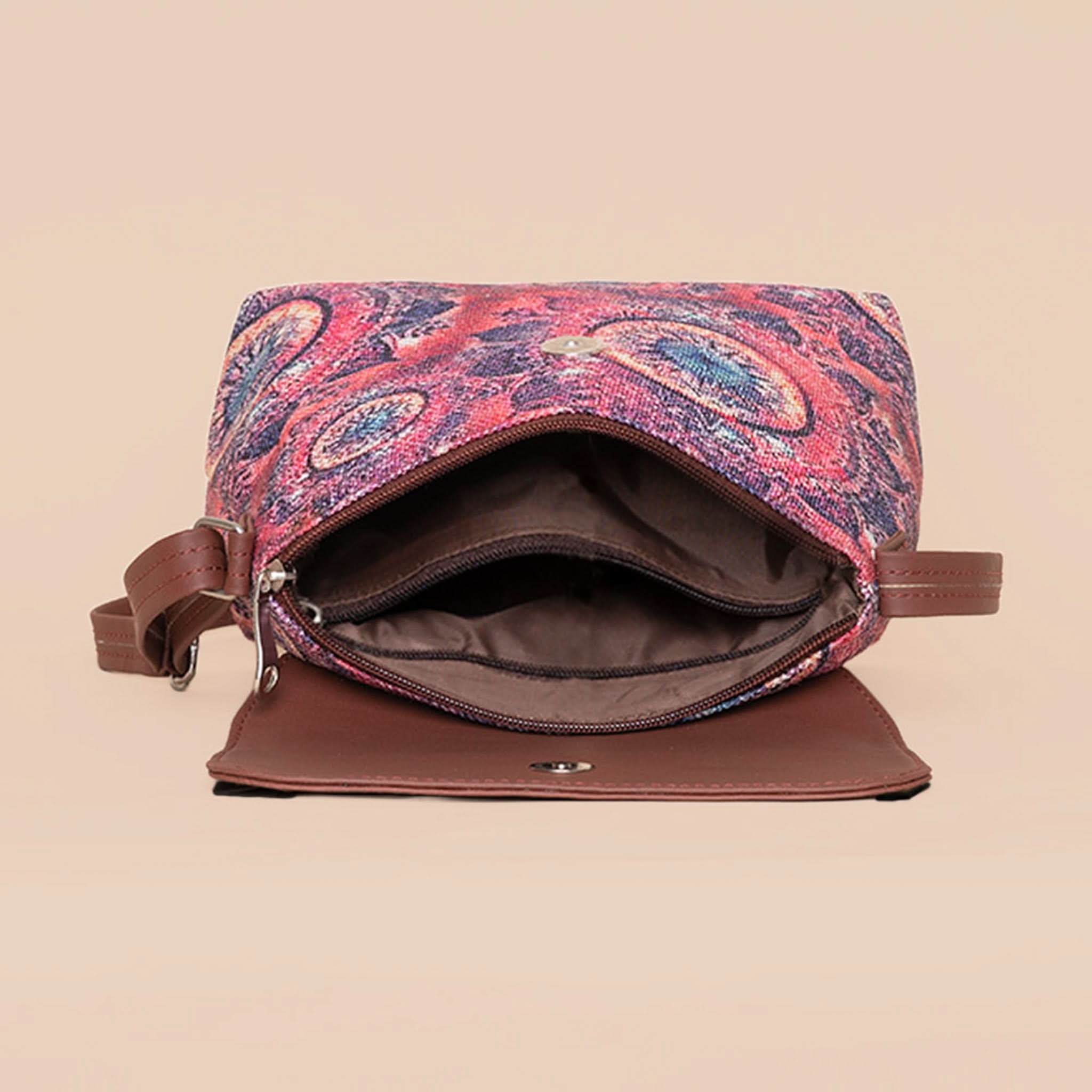 Space Chakra Flap Sling Bag