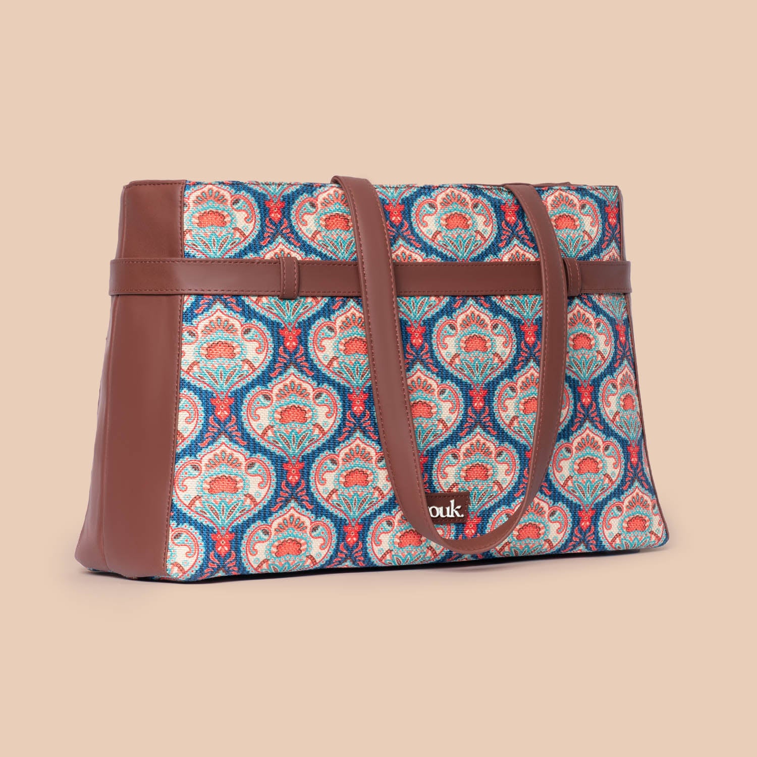Kovil Blue Statement Office Bag