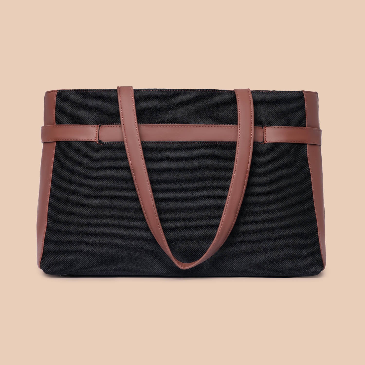 Jet Black Statement Office Bag