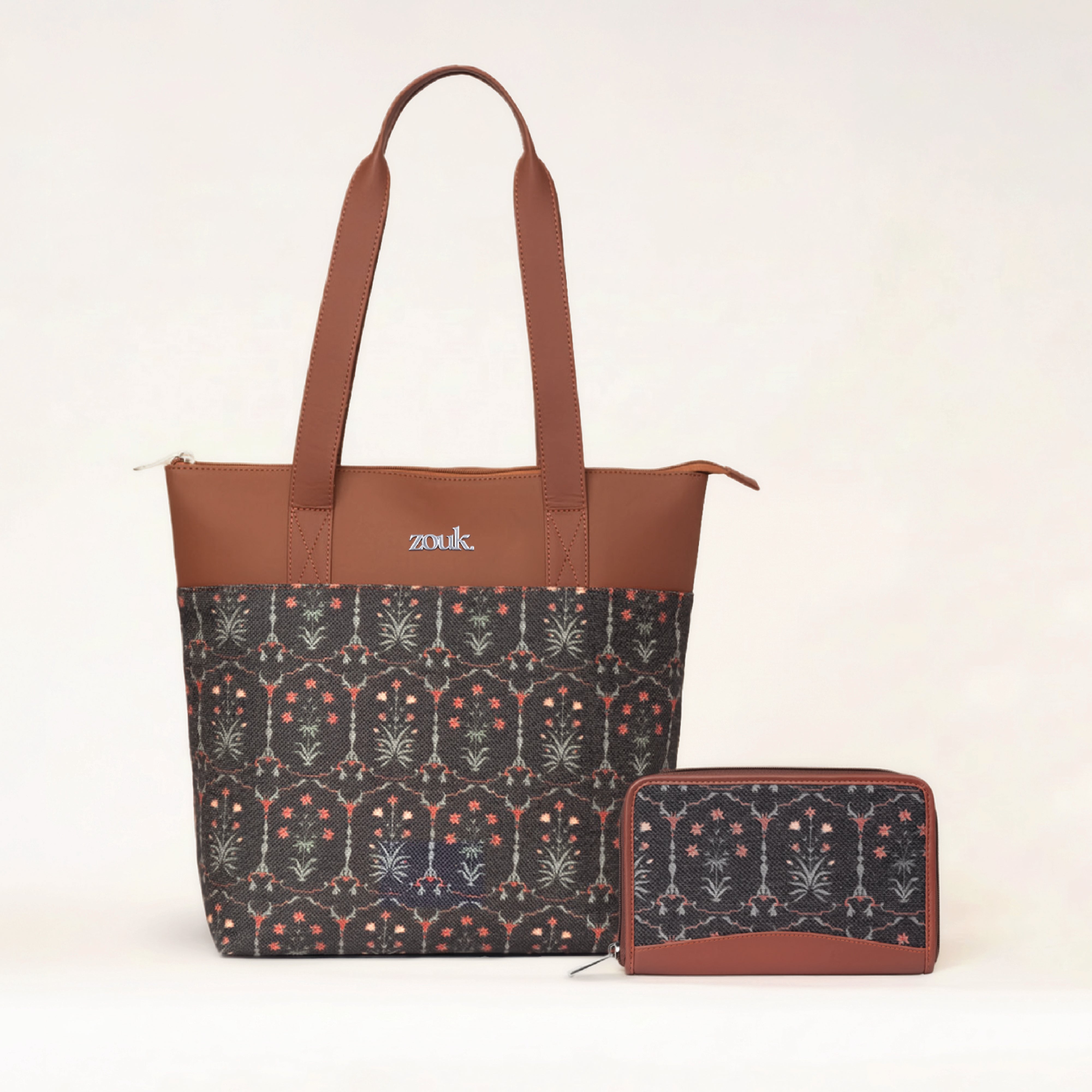 Taj Guldasta Everyday Tote Bag & Chain Wallet Combo
