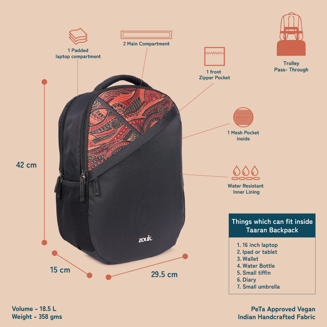 Taaran Backpack - Pithora Artistry