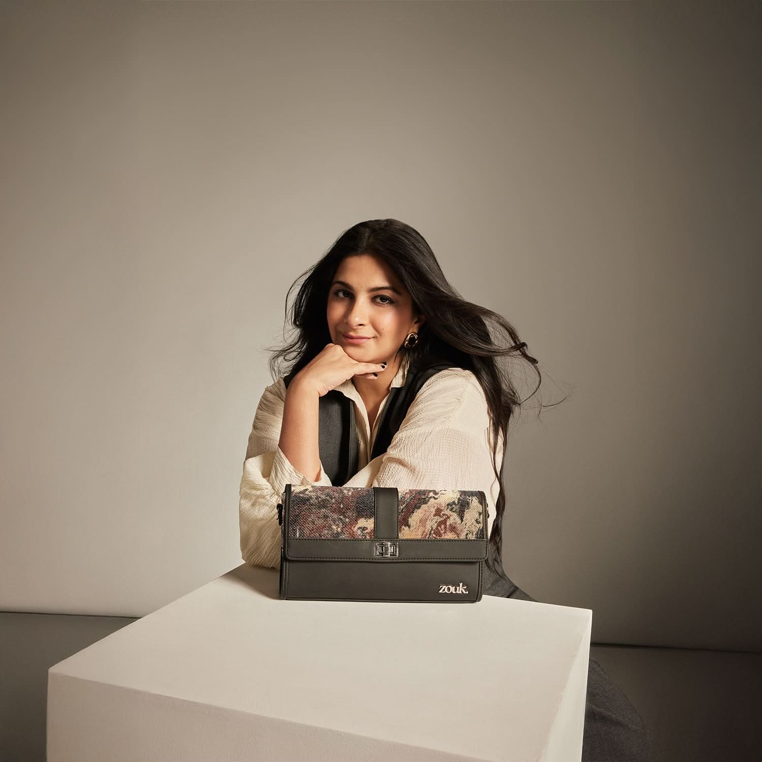 Rhea Kapoor Tarini Clutch - Malabar Cascades