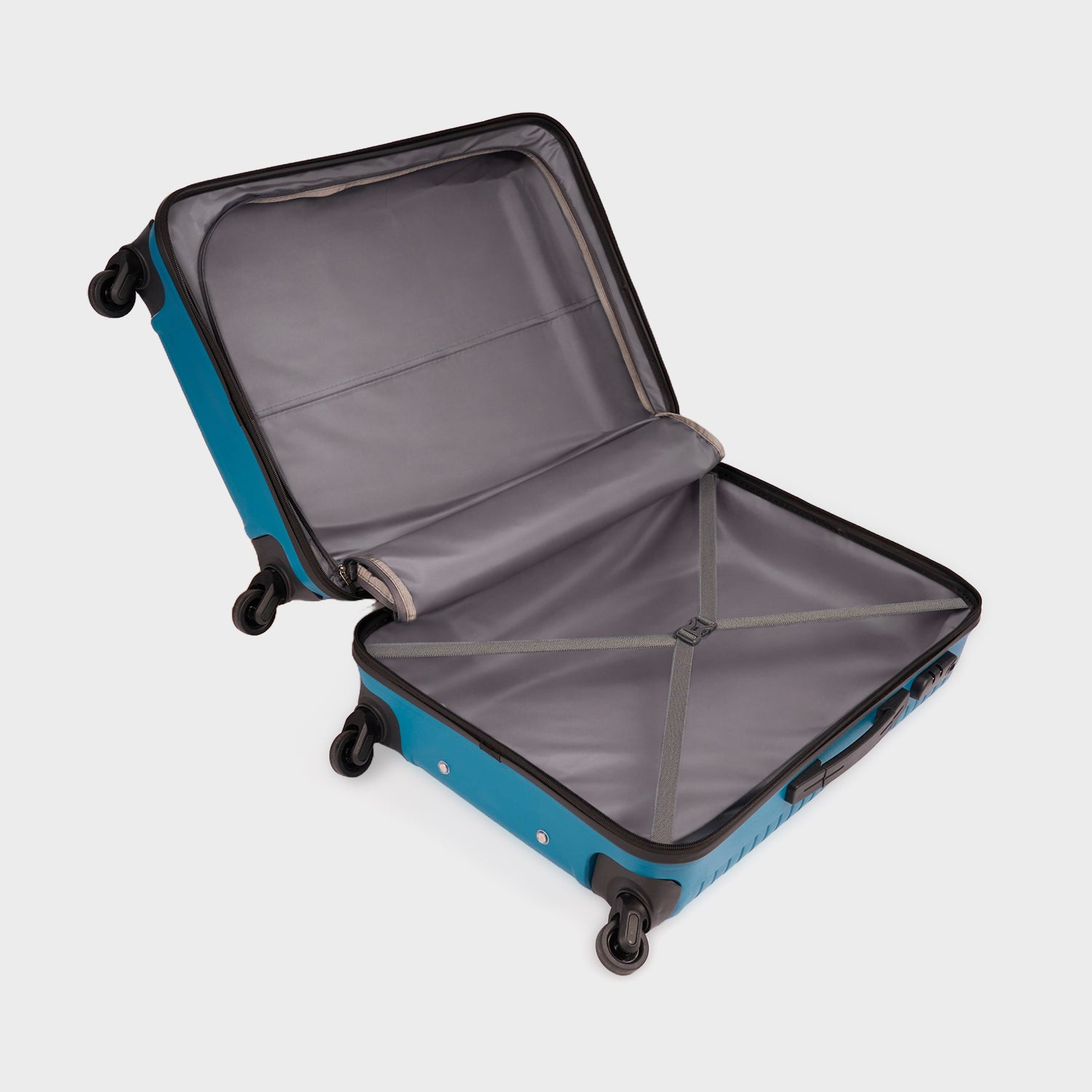 Teal Zoya Trolley Bag