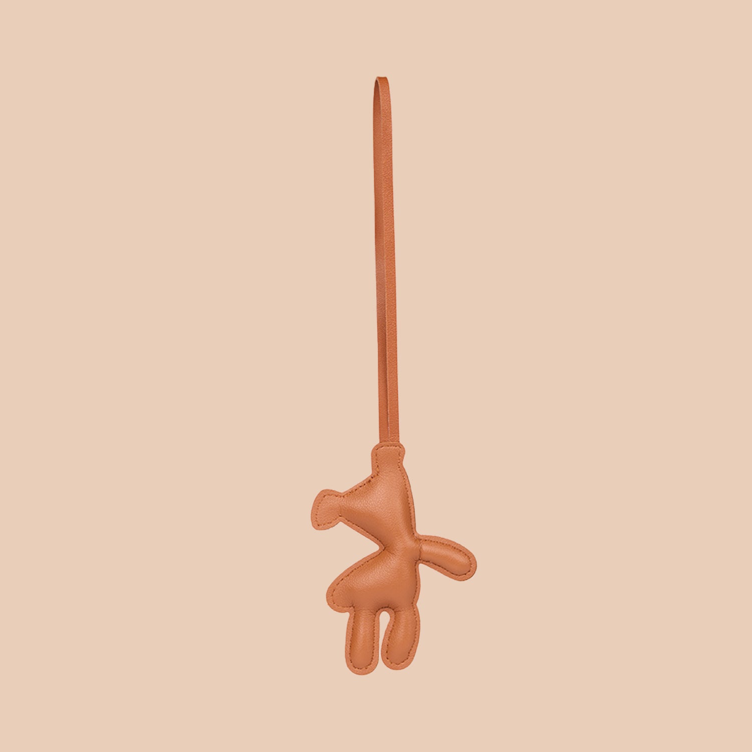 Teddy Bag Charm - Tan