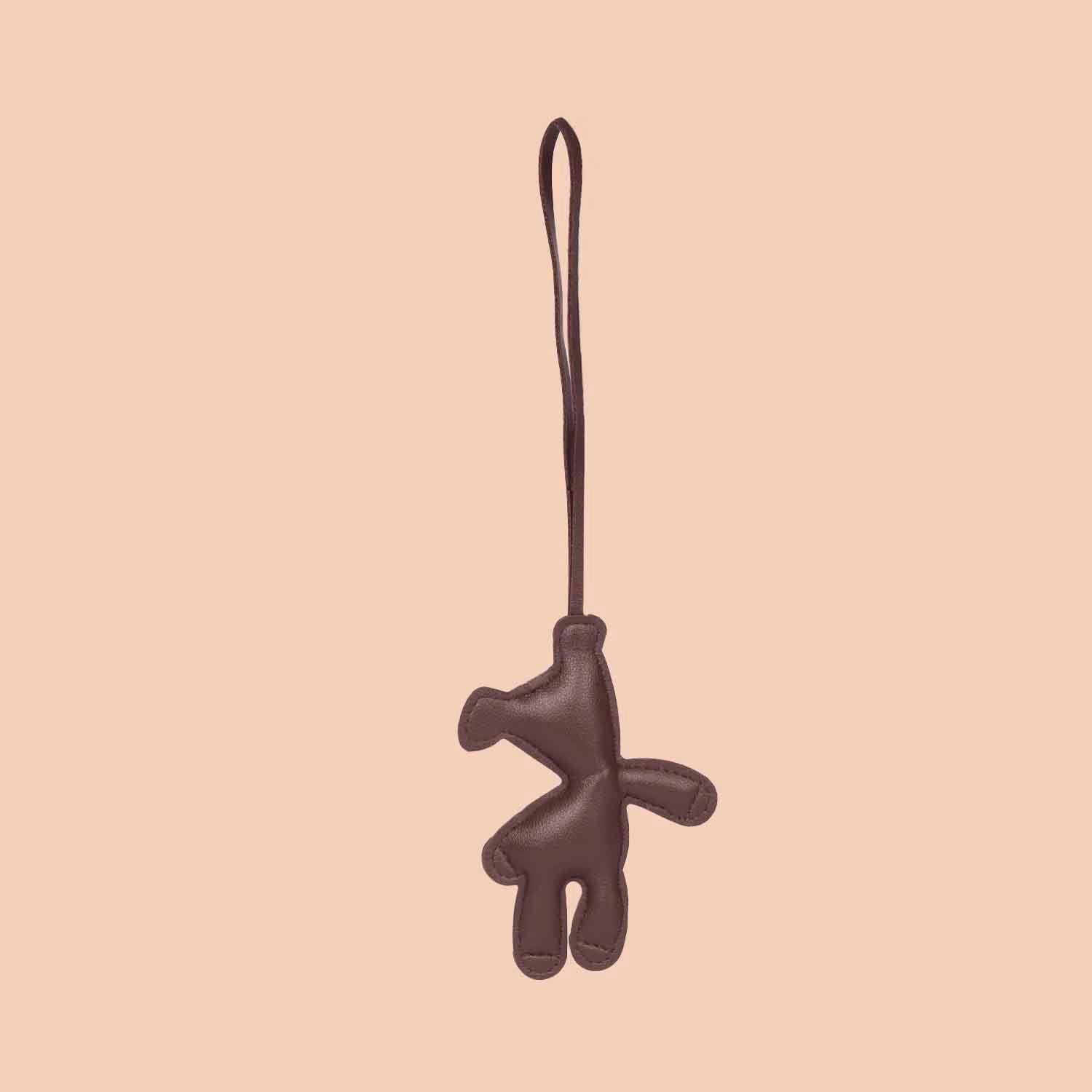 Teddy Bag Charm - Brown