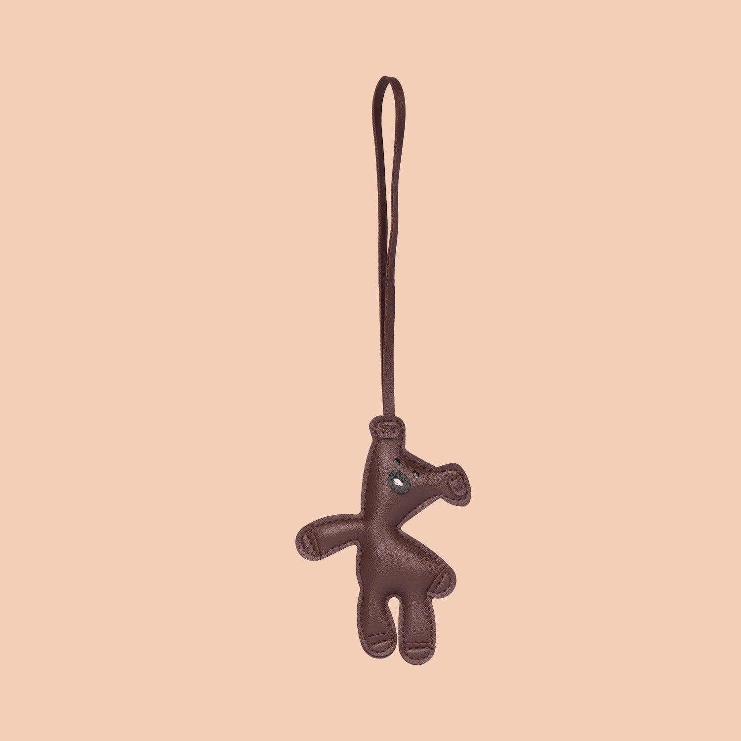 Teddy Bag Charm - Tan