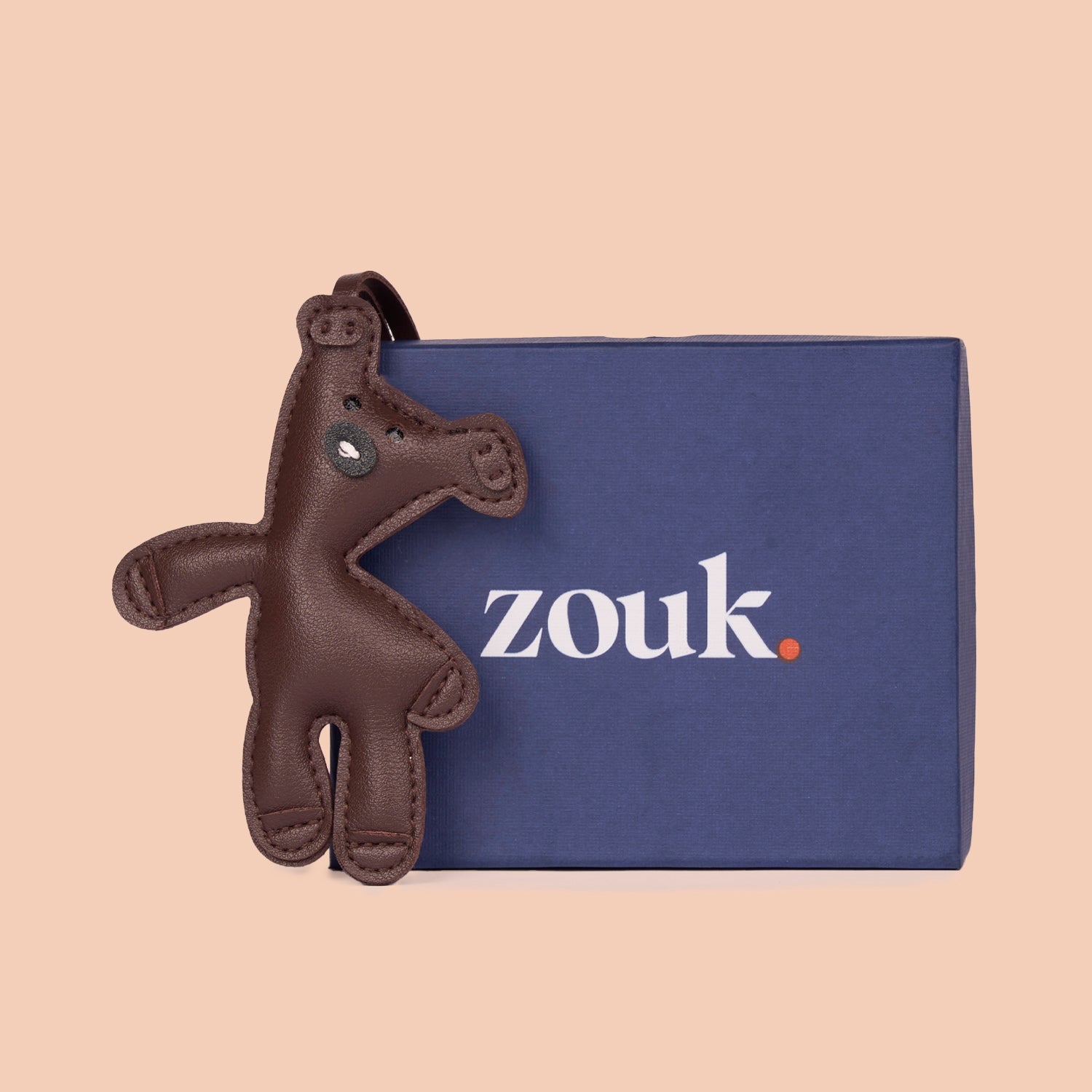 Teddy Bag Charm - Tan