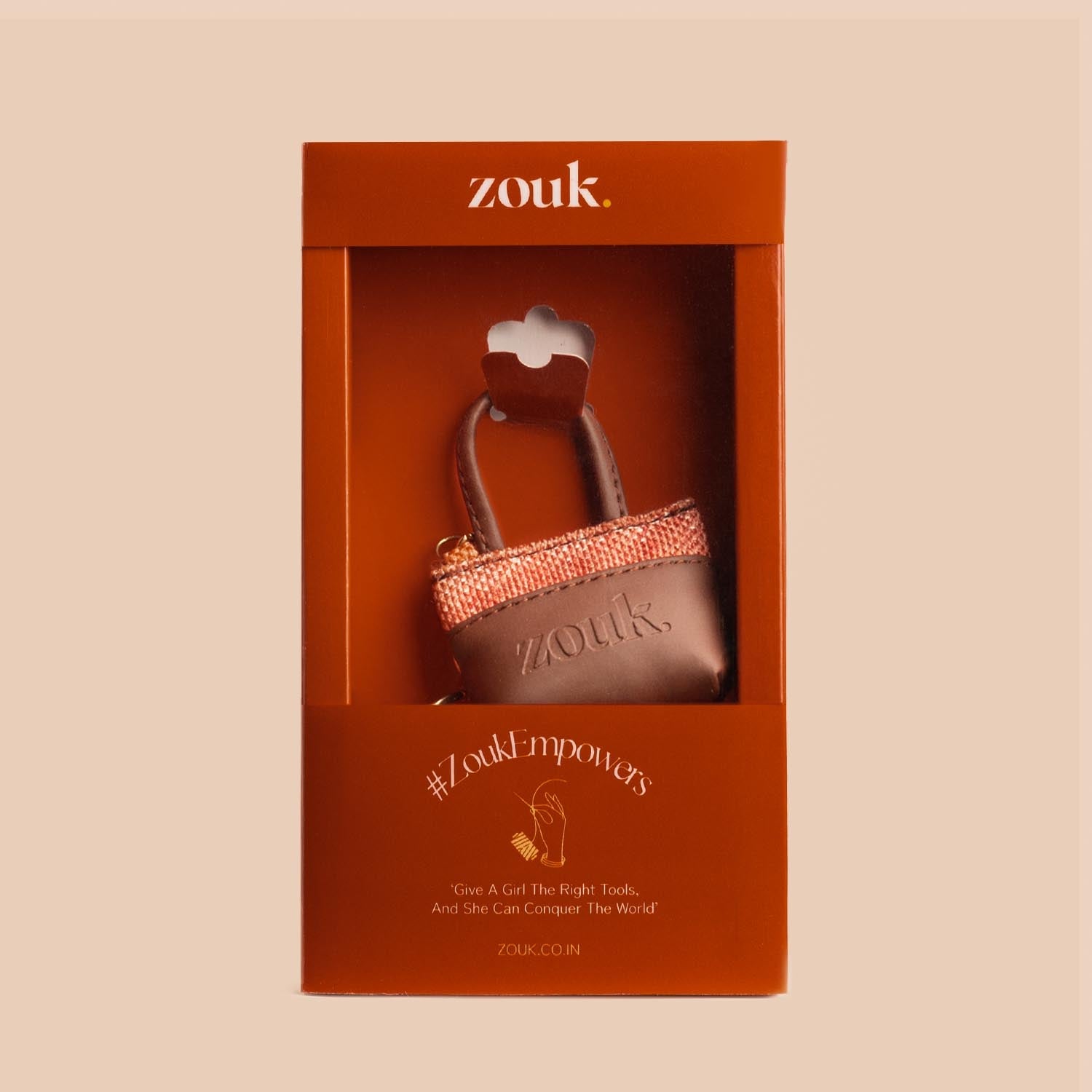 ZIP-Telangana Weaves Power Potli Keychain