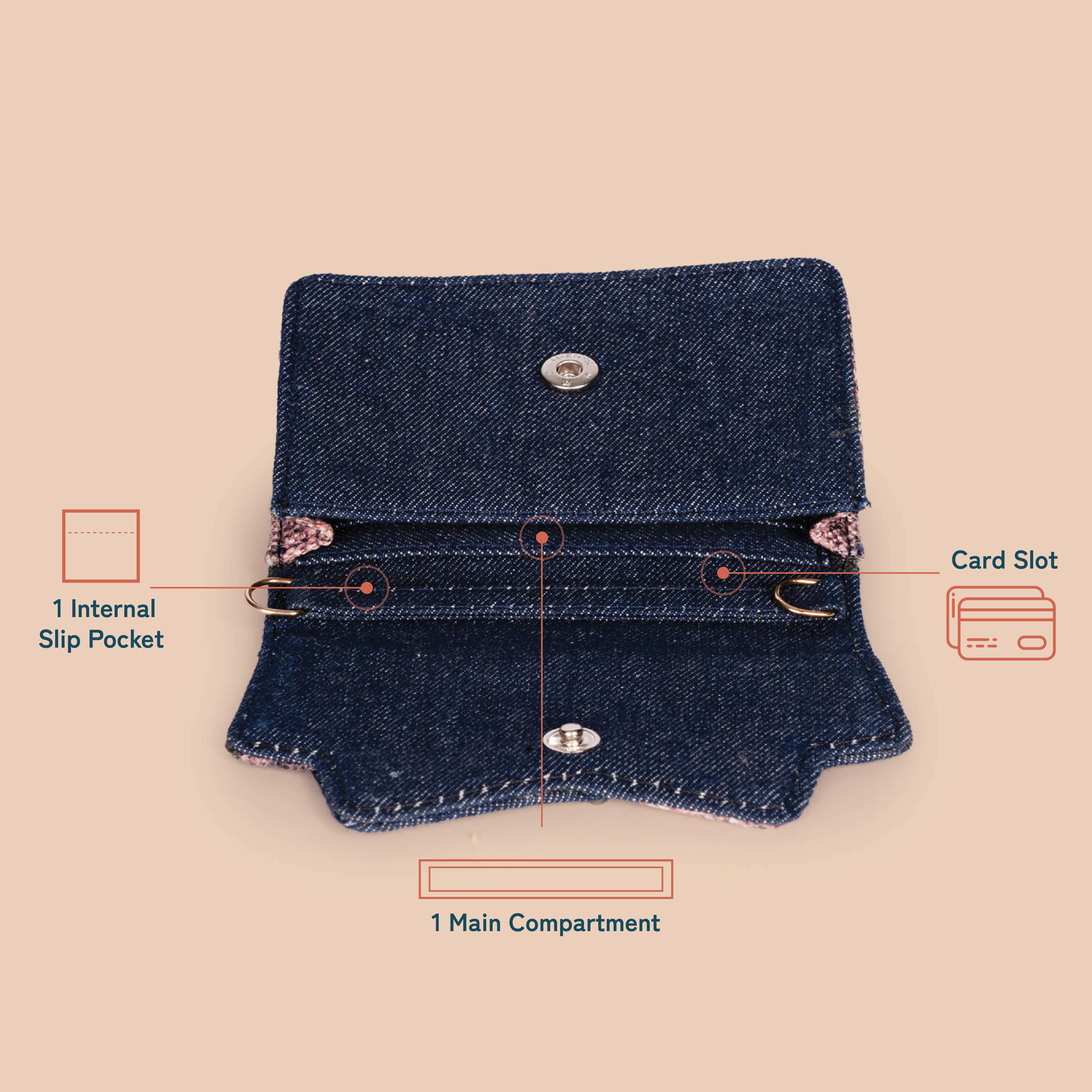 Tovi Mini Bag - Bombay Houndstooth