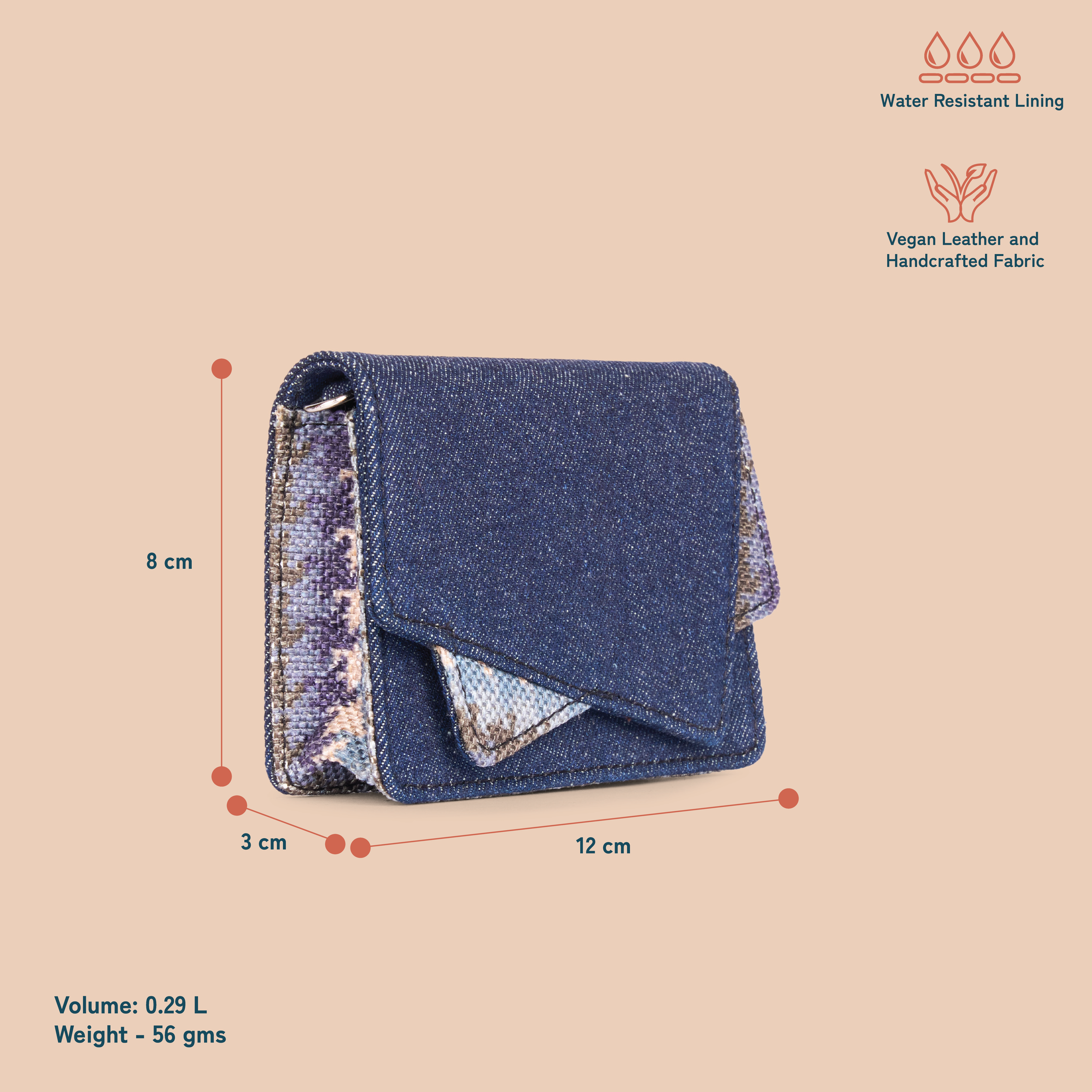 Tovi Mini Bag - Bombay Houndstooth