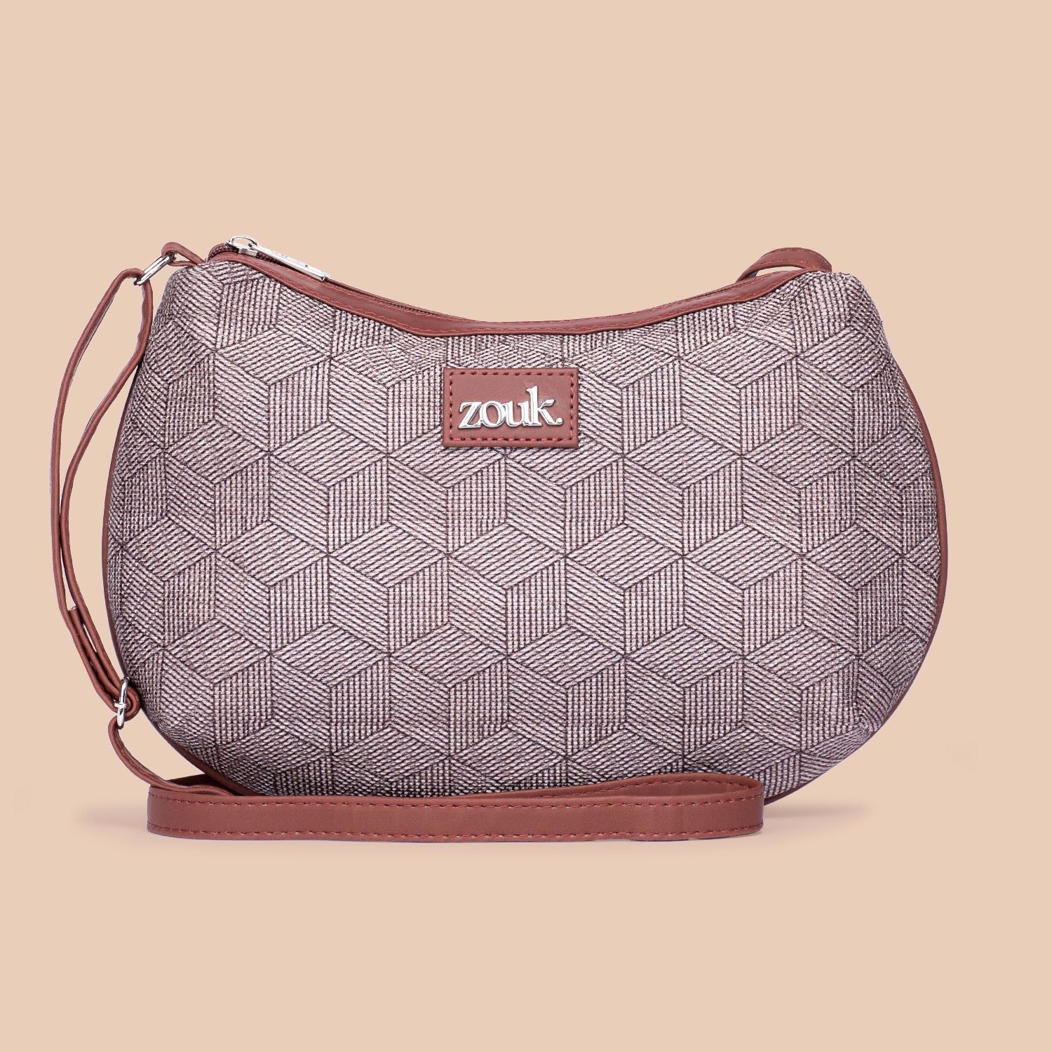 Travancore Texture Structured Shoulder Bag