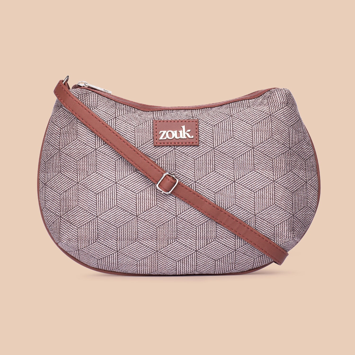 Travancore Texture Structured Shoulder Bag