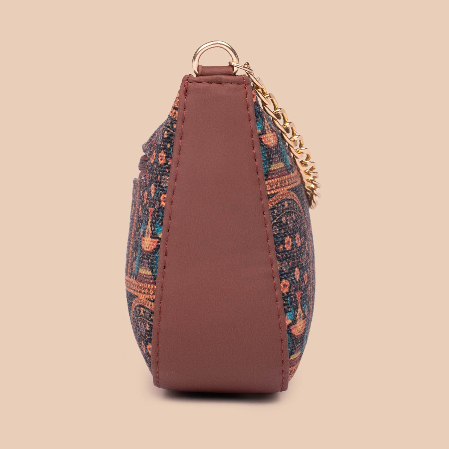 Royal Indian Peacock Motif Baguette