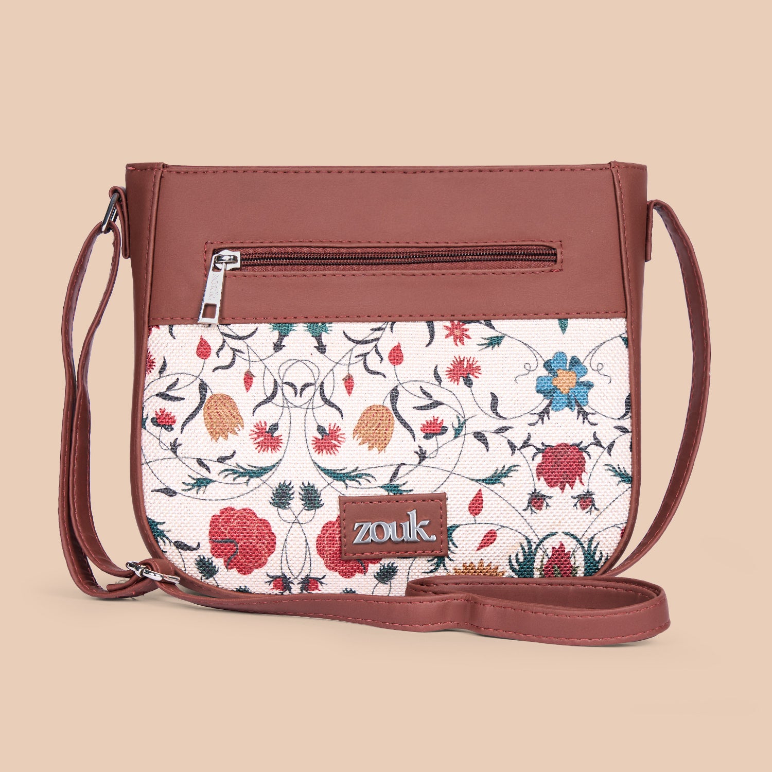 Junagarh Florals U-Shaped Sling Bag