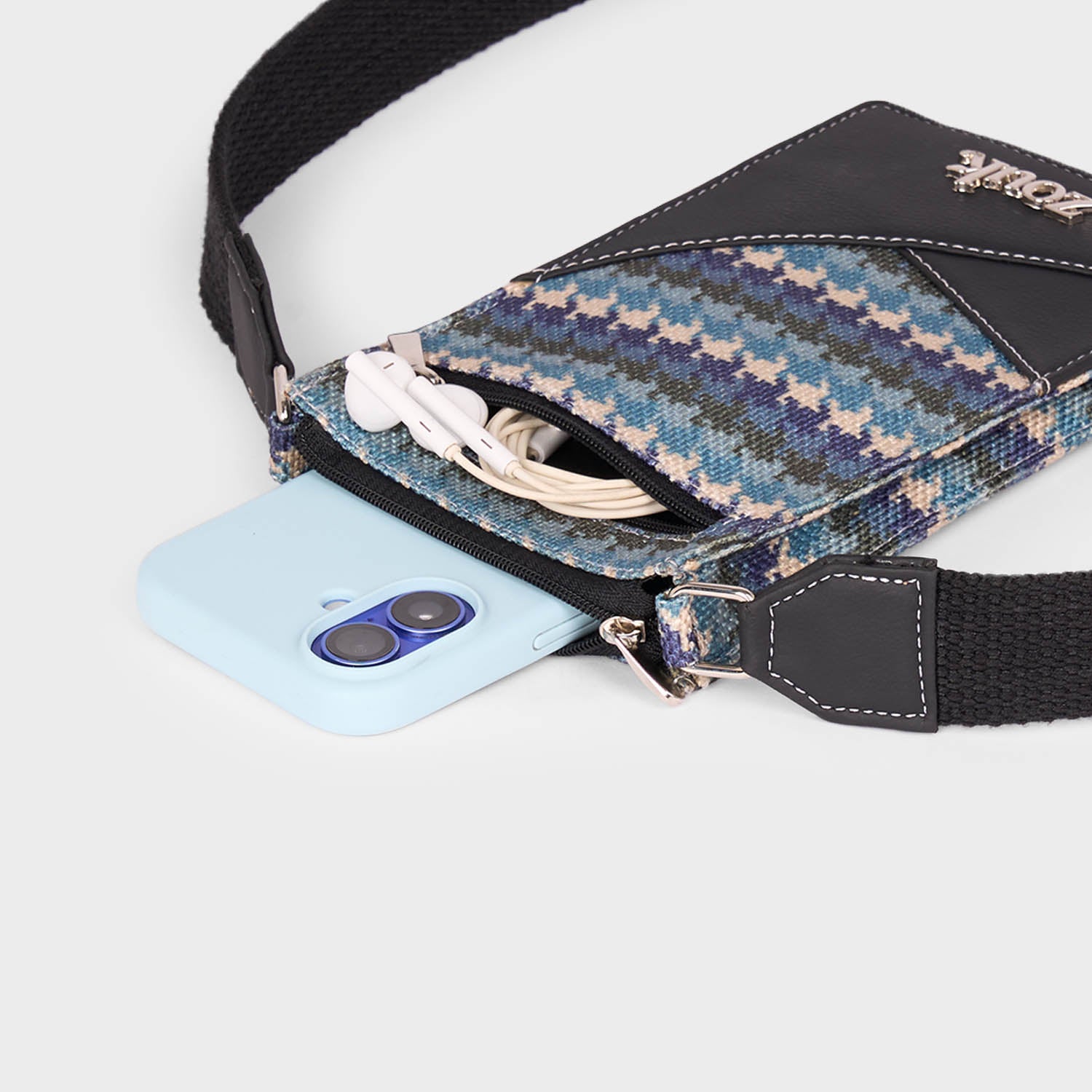 Raya Phone Sling Bombay Houndstooth