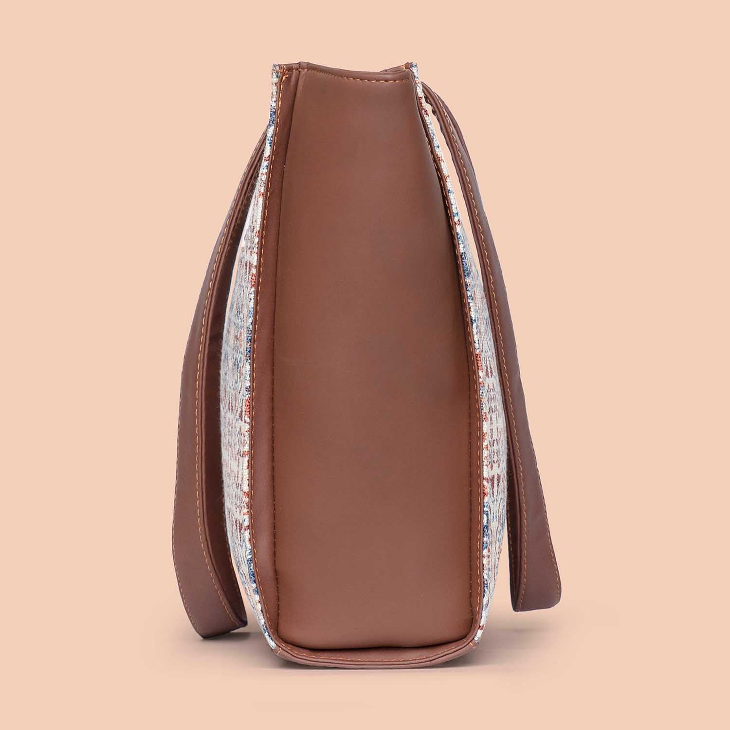 Agra Floral Office Tote Bag