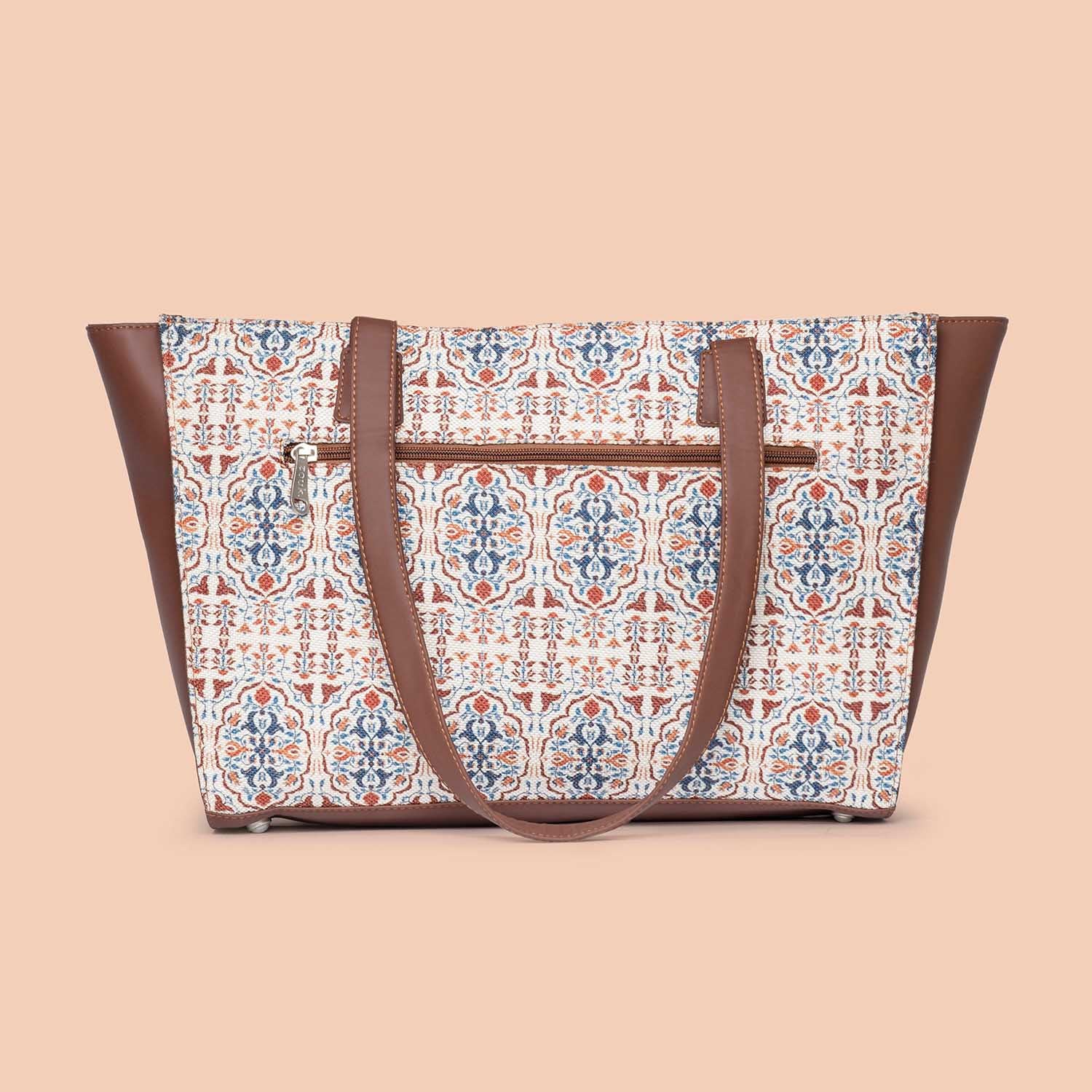 Agra Floral Office Tote Bag