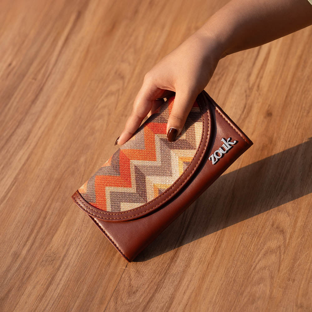 ZIP-Tidal Wave Kyra Flap Wallet